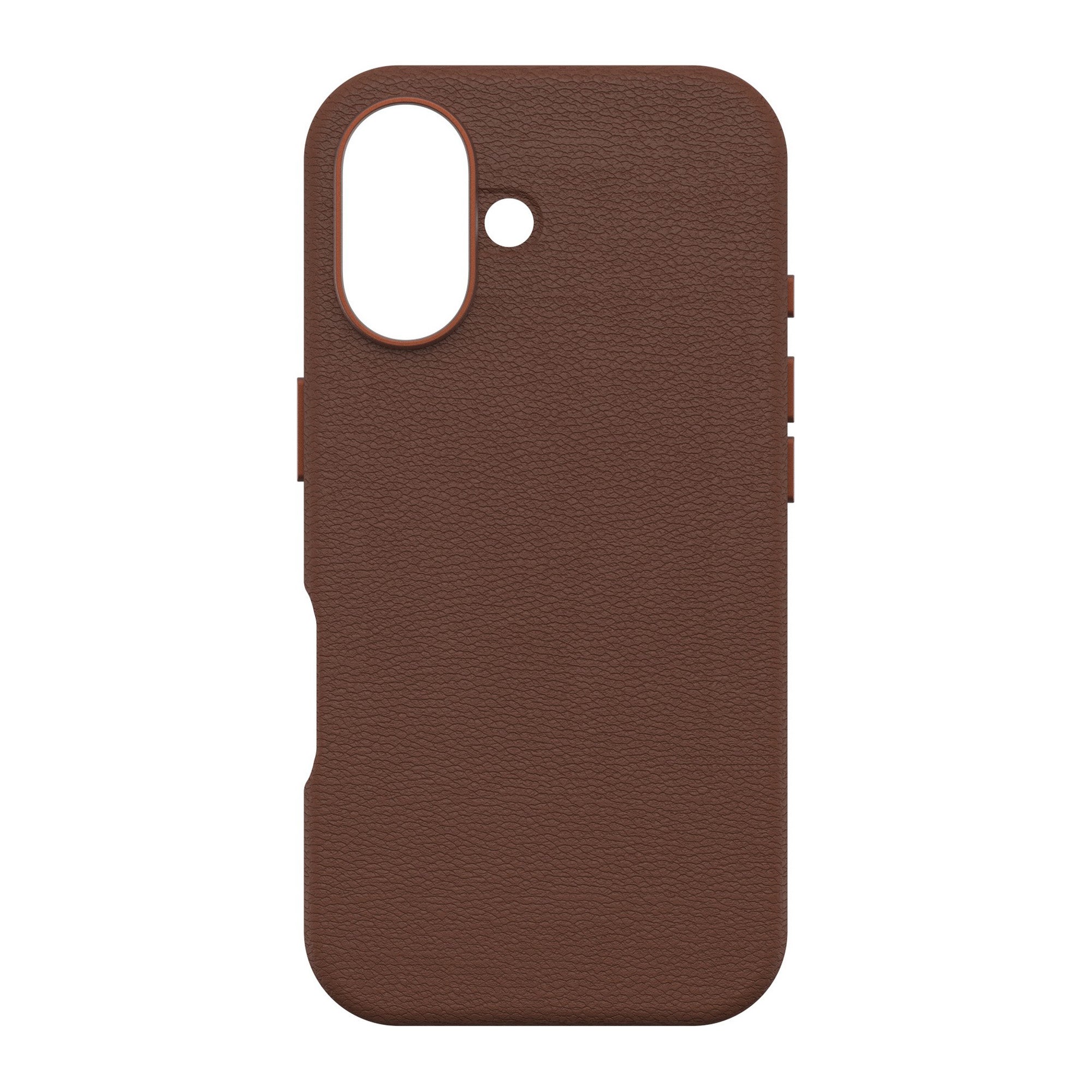 iPhone 16 Otterbox Symmetry Cactus Leather w/MagSafe case - Brown - Rich Adobe - 15-13044