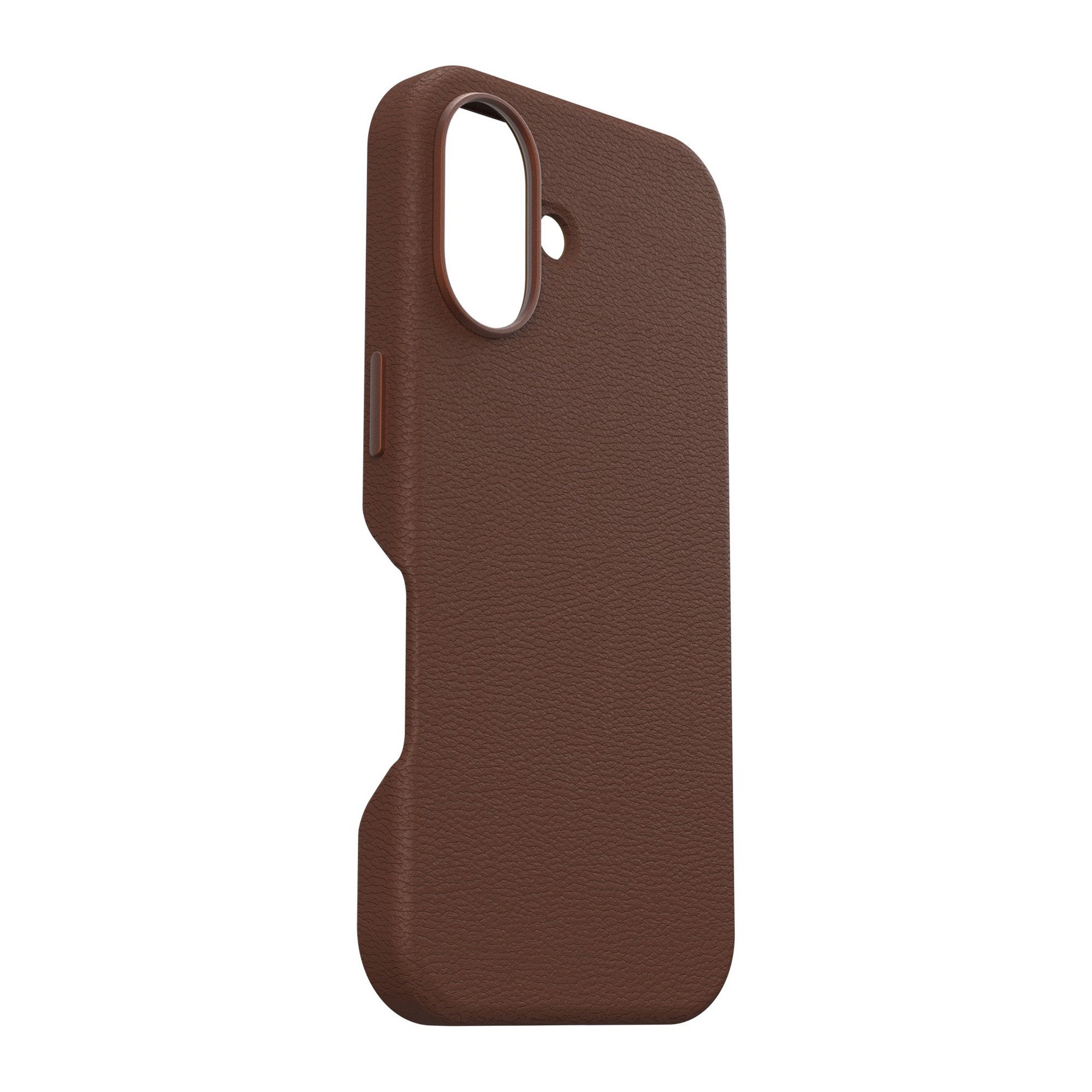 iPhone 16 Otterbox Symmetry Cactus Leather w/MagSafe case - Brown - Rich Adobe - 15-13044