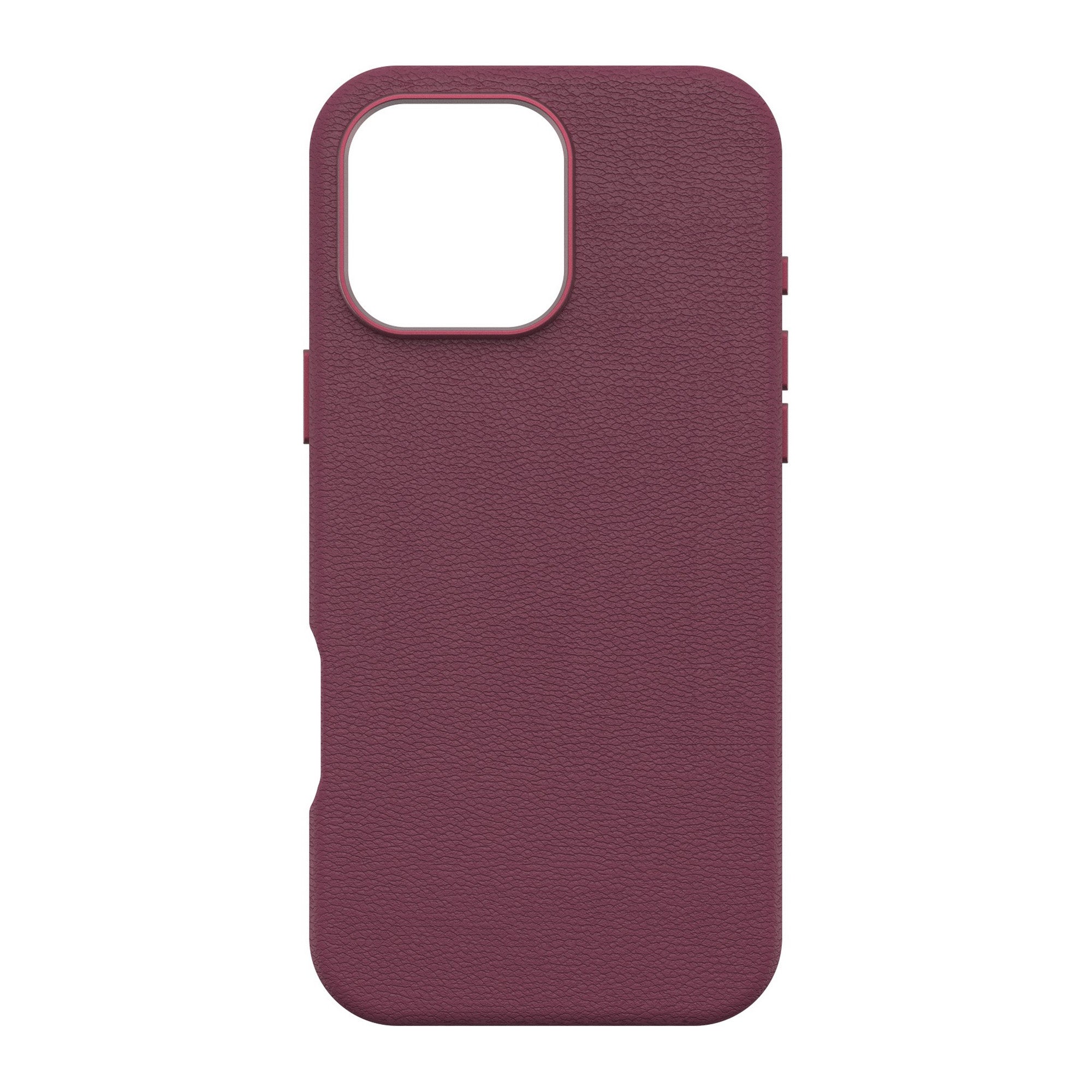 iPhone 16 Pro Max Otterbox Symmetry Cactus Leather w/MagSafe case - Red - Maroon Bells - 15-13050