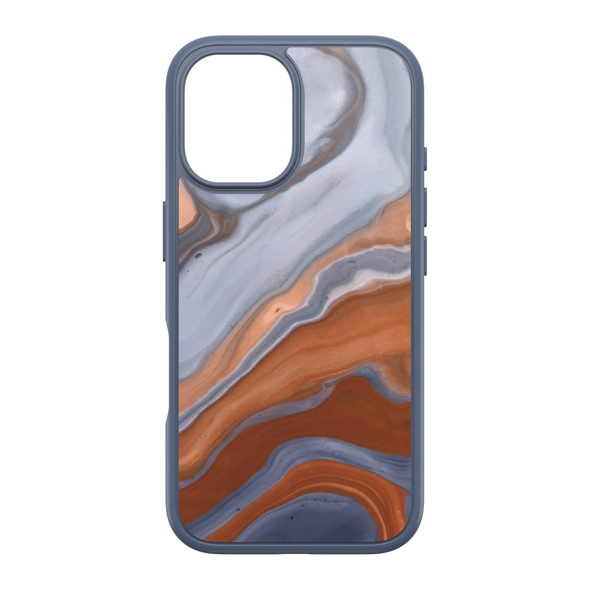 iPhone 16 Otterbox Symmetry Graphics w/ MagSafe Series Case - Blue - High Desert Agate - 15-13077