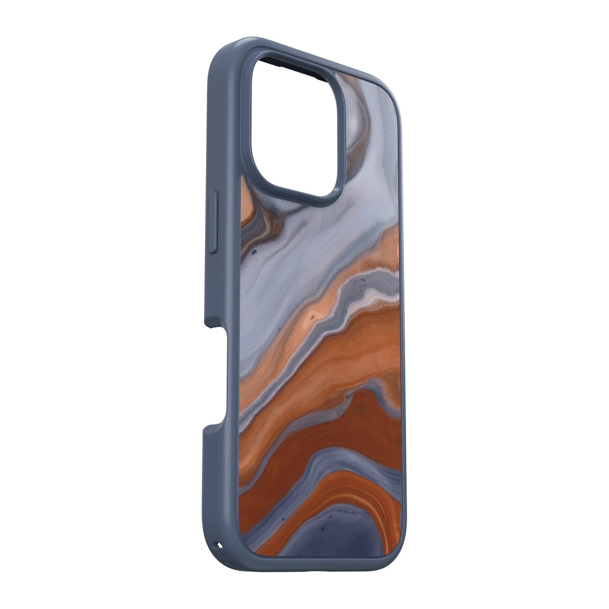 iPhone 16 Pro Otterbox Symmetry Graphics w/ MagSafe Series Case - Blue - High Desert Agate - 15-13080