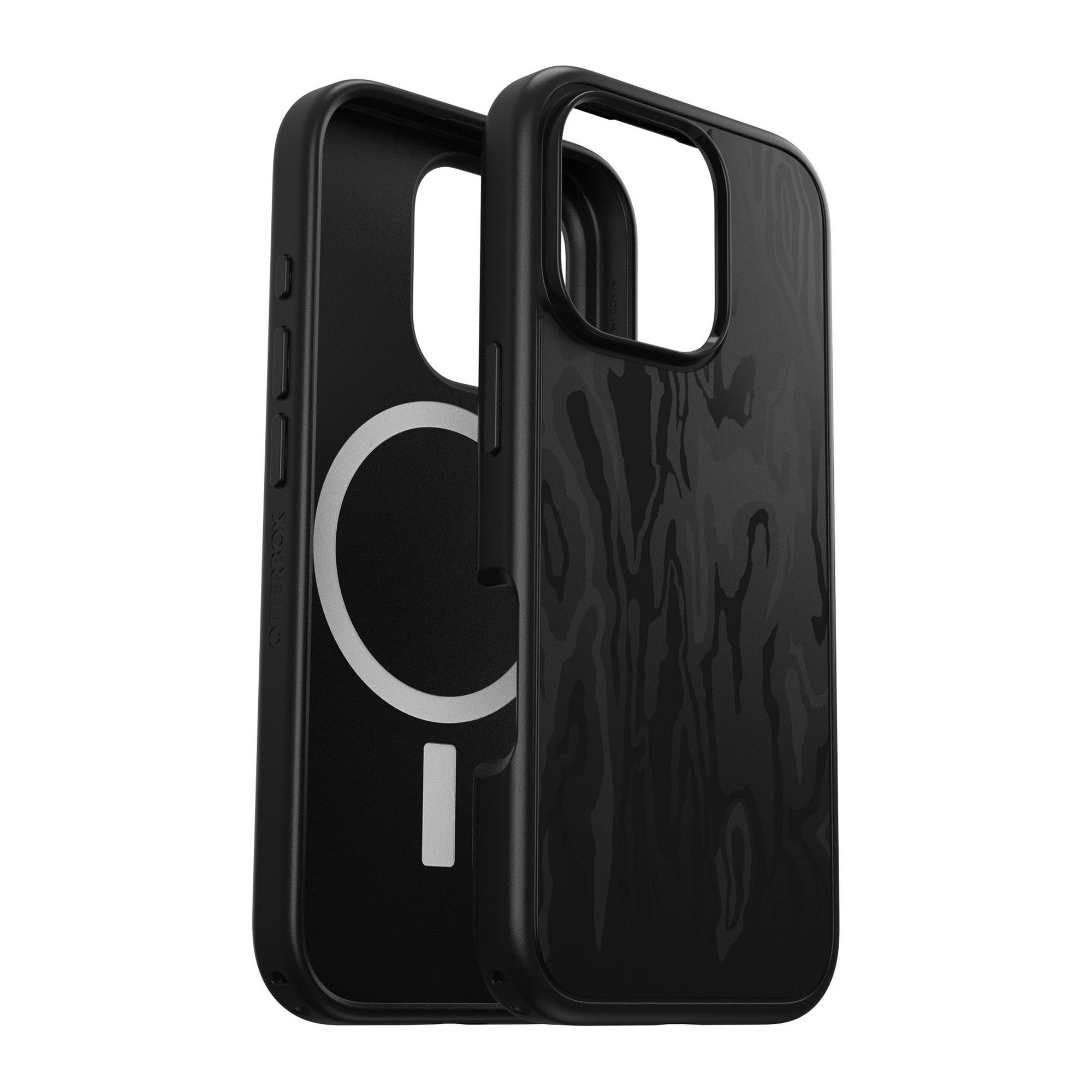 iPhone 16 Pro Otterbox Symmetry Graphics w/ MagSafe Series Case - Black - Spruce Bark - 15-13081