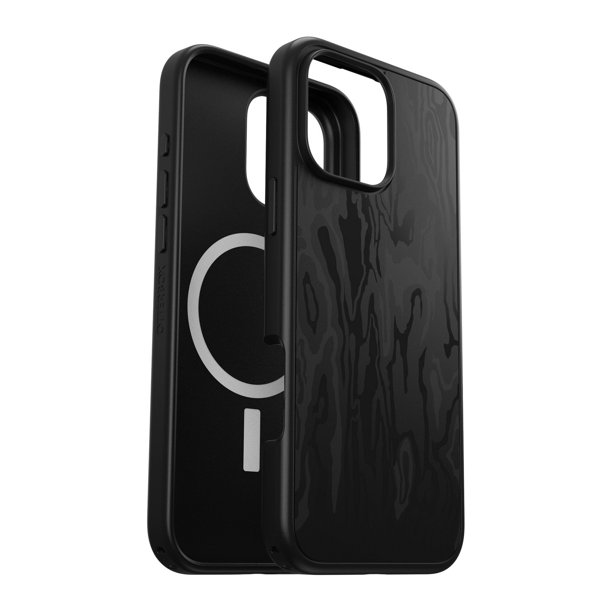 iPhone 16 Pro Max Otterbox Symmetry Graphics w/ MagSafe Series Case - Black - Spruce Bark - 15-13084