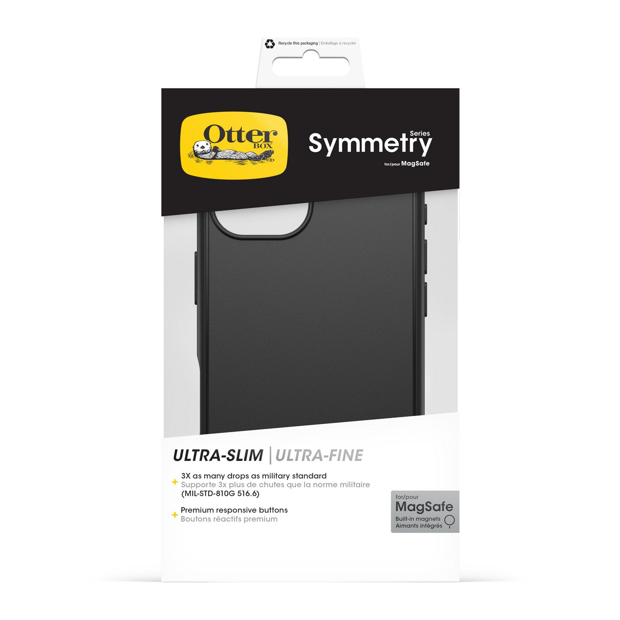 iPhone 16 Otterbox Symmetry w/ MagSafe Series Case - Black - 15-13090