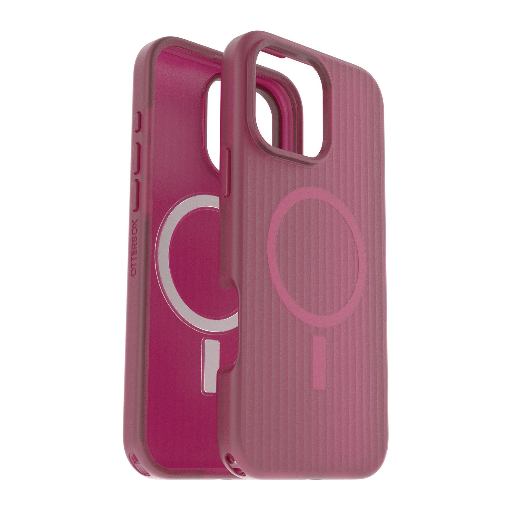 iPhone 16 Pro Max Otterbox Symmetry Soft Touch w/ MagSafe Series Case - Pink - Glass Heart - 15-13112