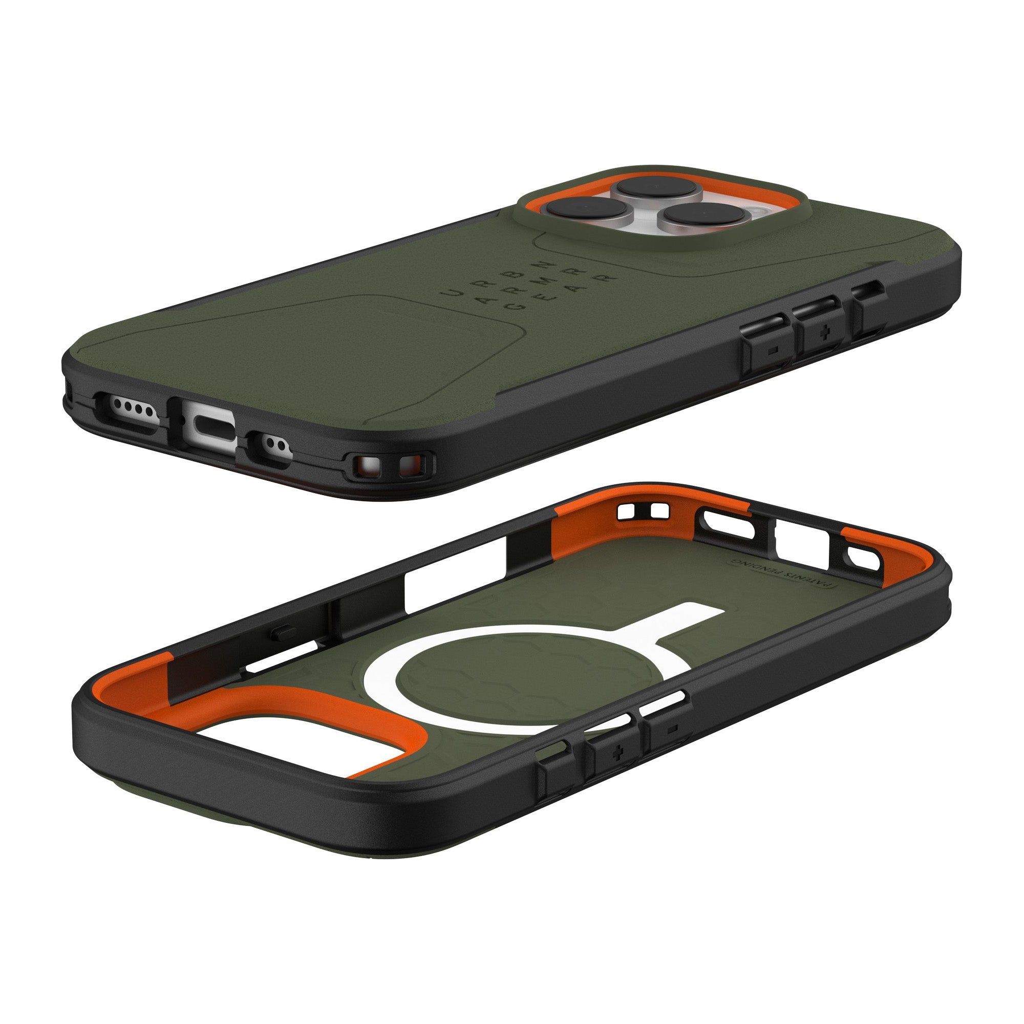 iPhone 16 Pro UAG Civilian MagSafe Case - Olive Drab - 15-13192