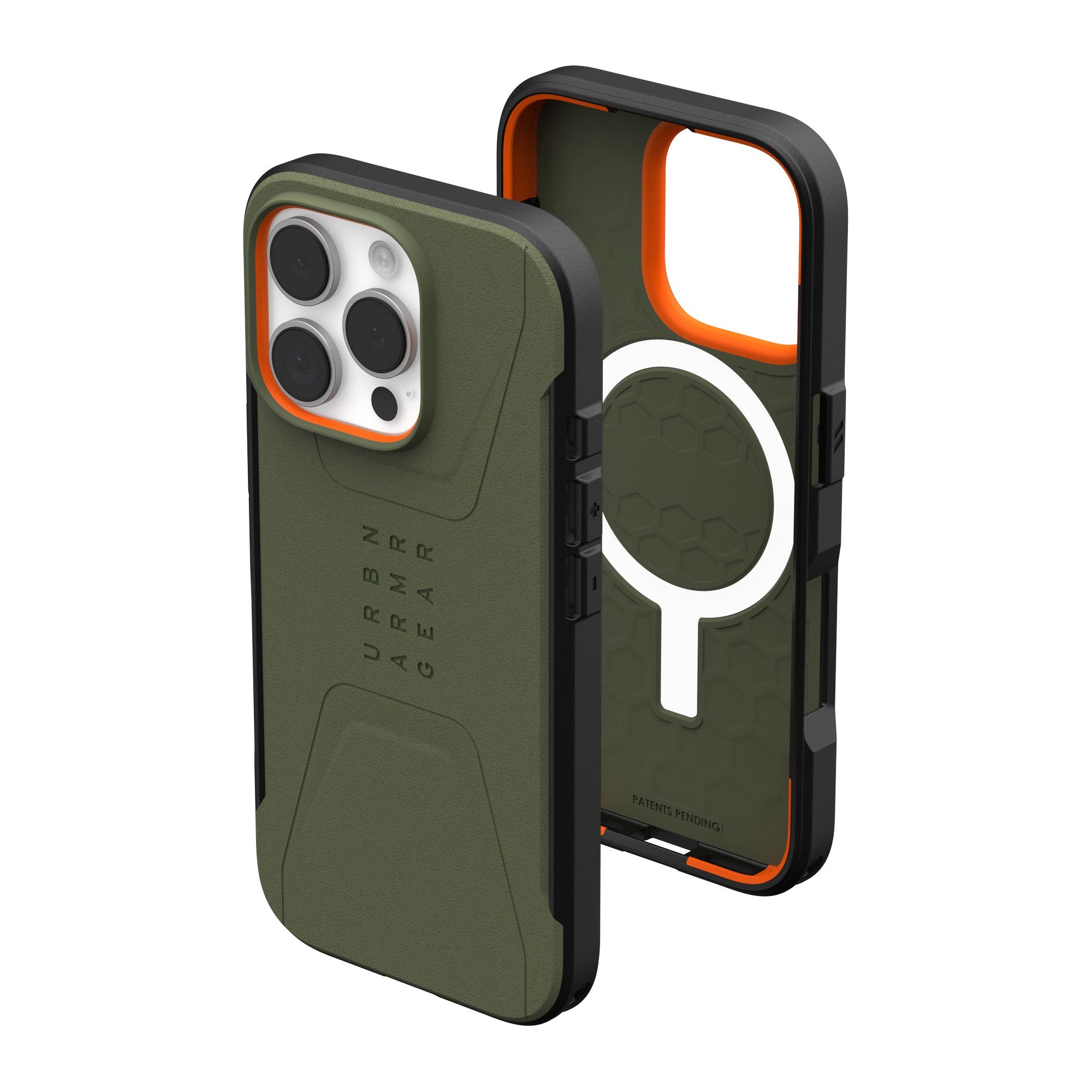 iPhone 16 Pro UAG Civilian MagSafe Case - Olive Drab - 15-13192