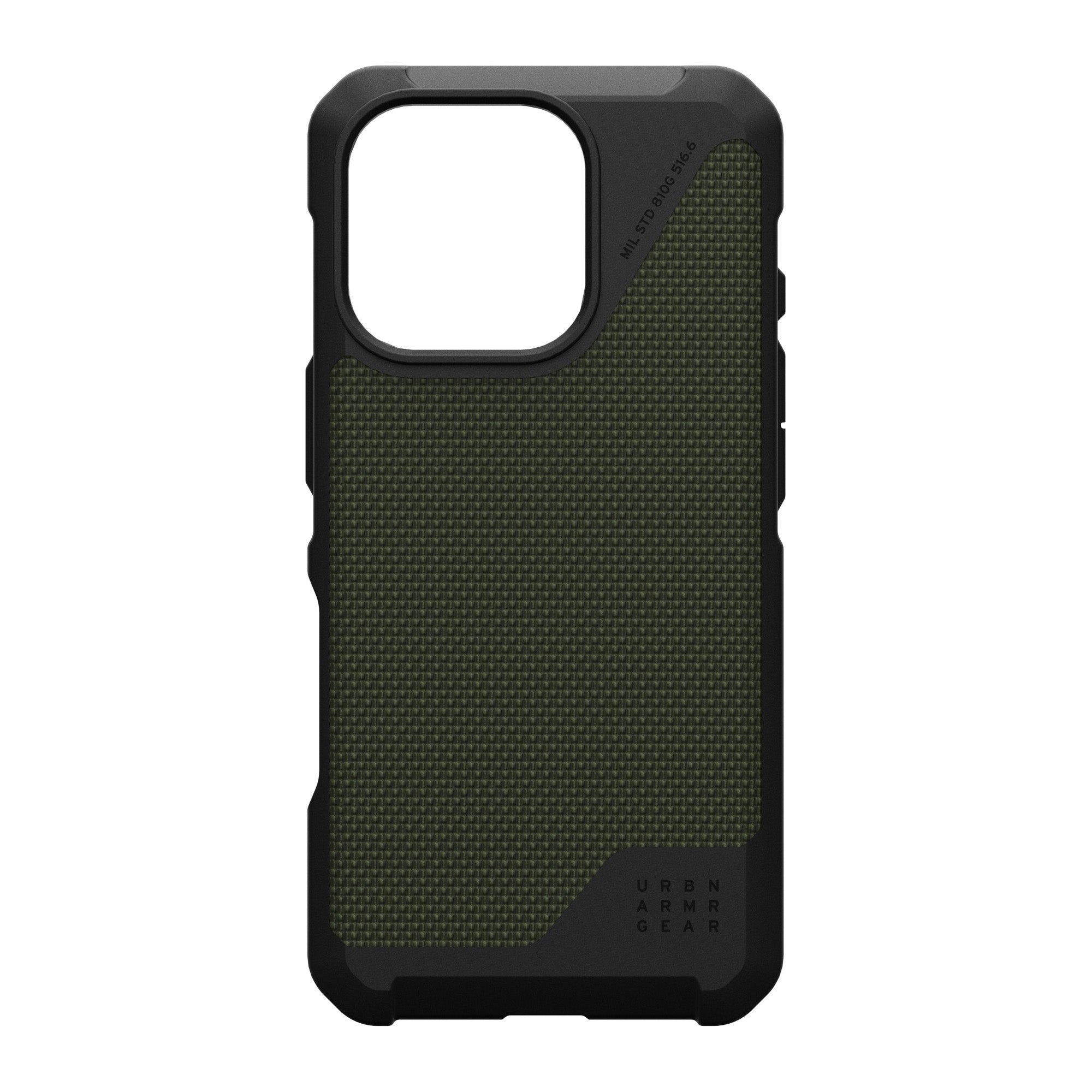 iPhone 16 Pro UAG Metropolis LT MagSafe Case - Kevlar Olive - 15-13195