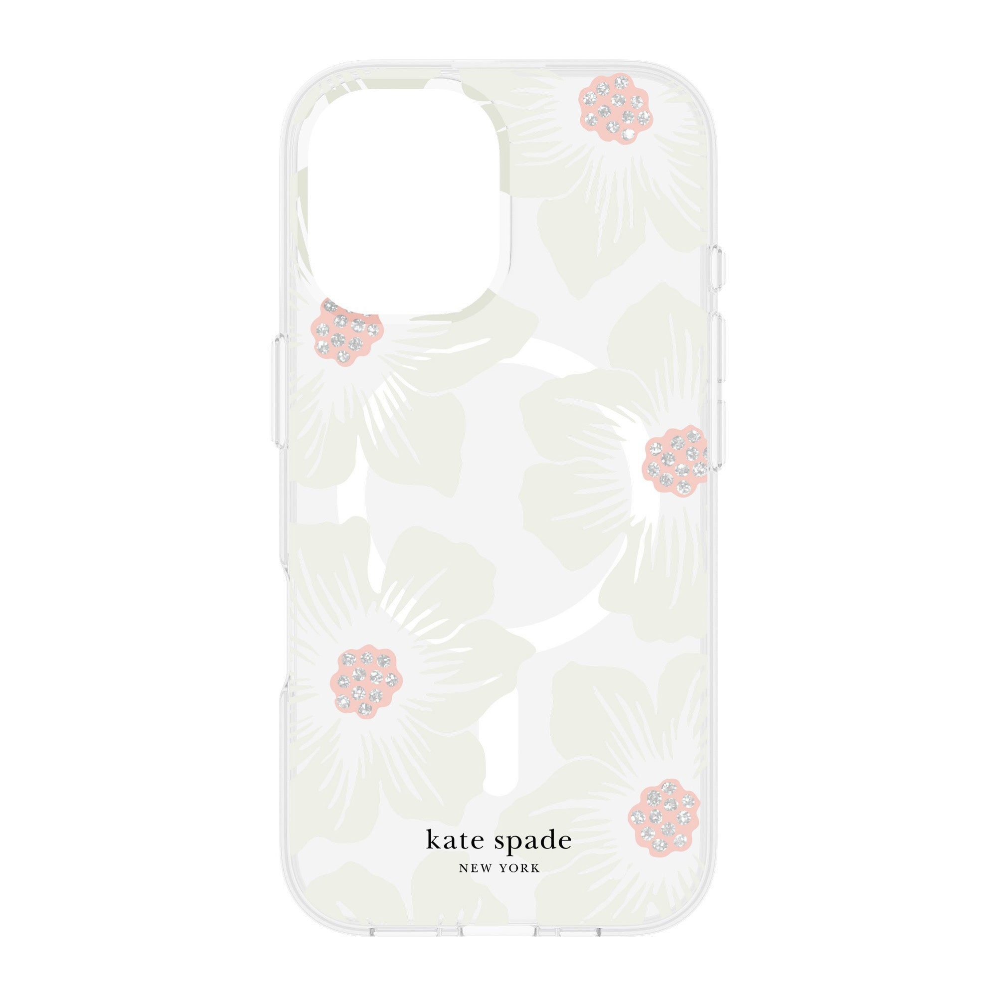 iPhone 16 Kate Spade Protective Prints MagSafe Case - Hollyhock Floral - 15-13244