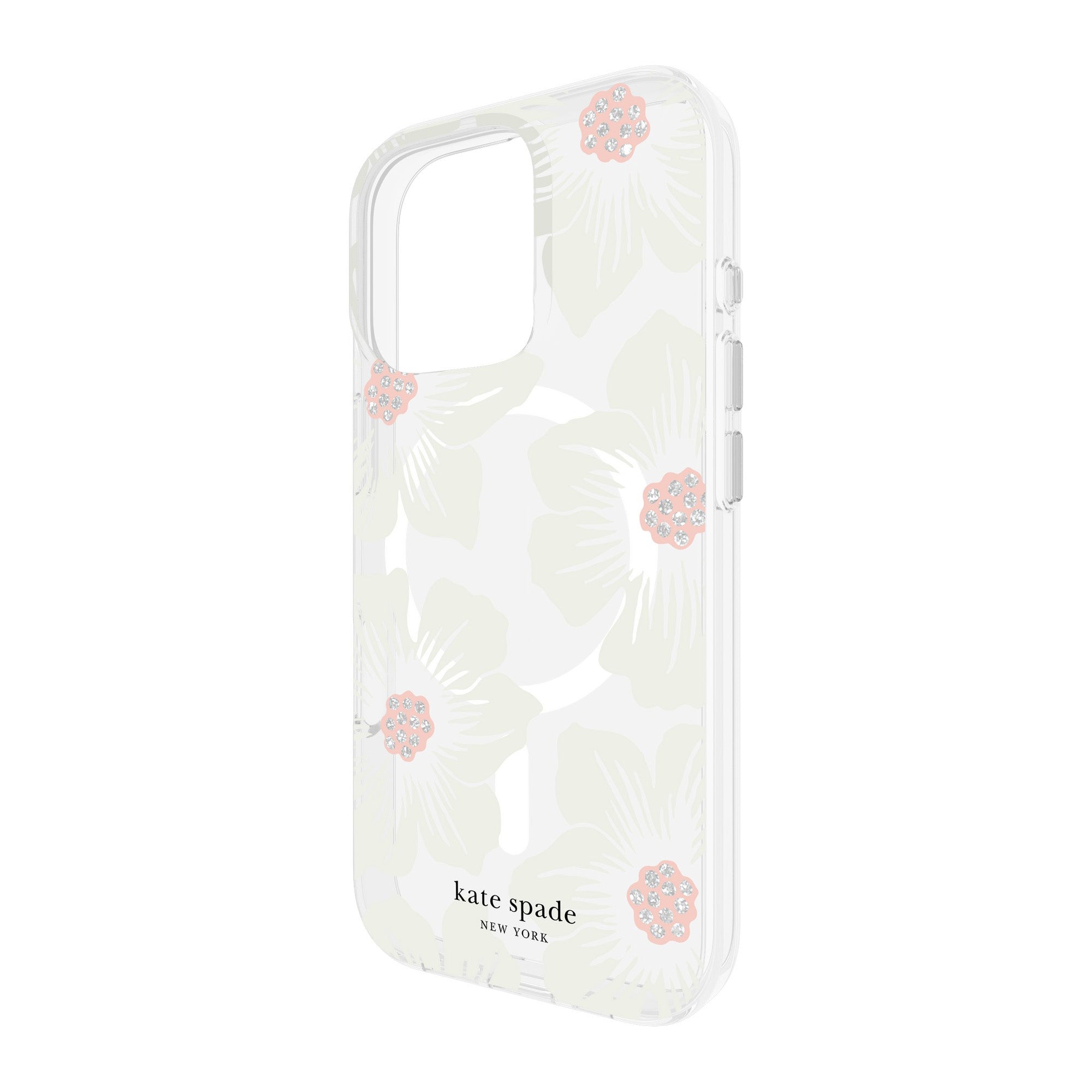 iPhone 16 Pro Kate Spade Protective Prints MagSafe Case - Hollyhock Floral - 15-13265