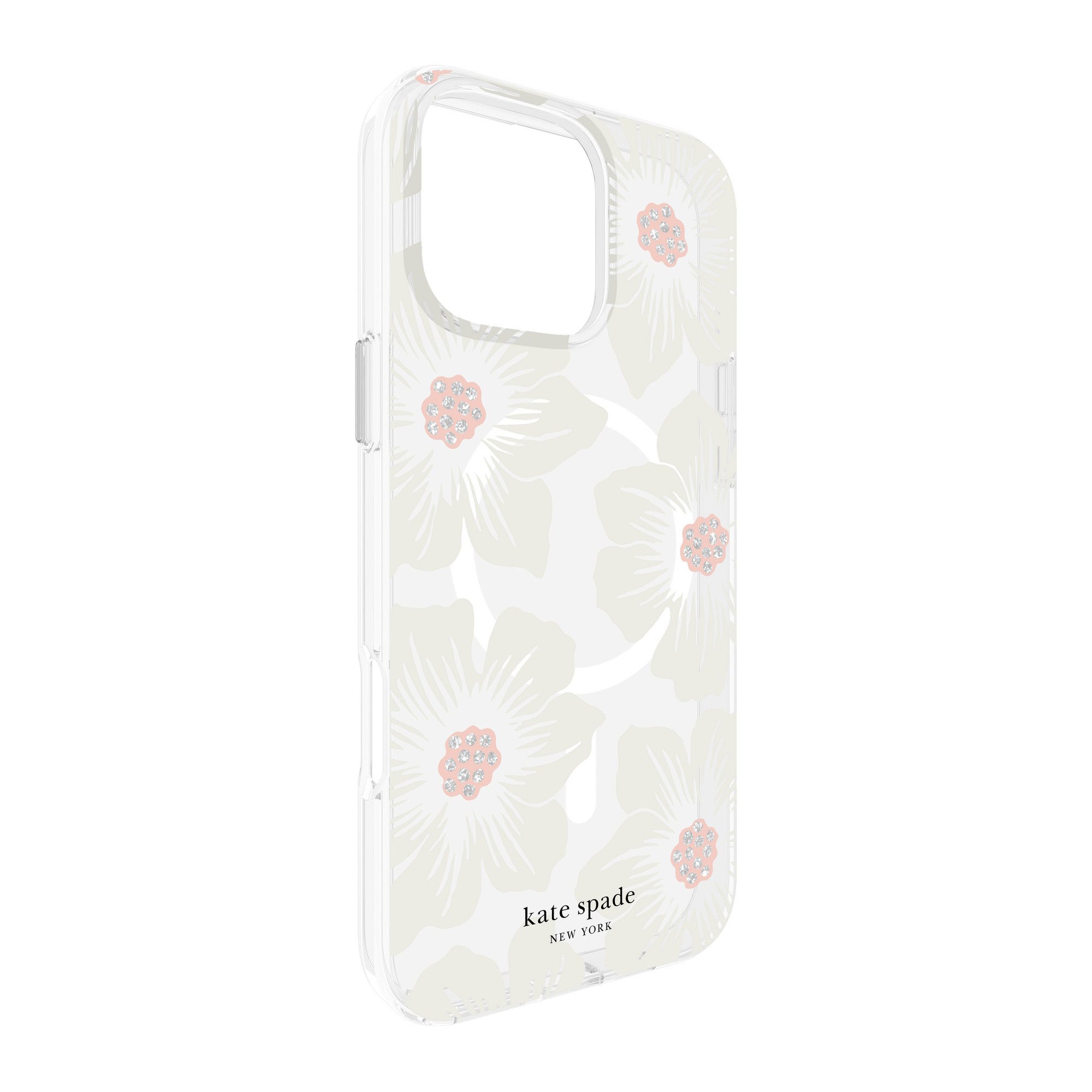 iPhone 16 Pro Max Kate Spade Protective Prints MagSafe Case - Hollyhock Floral - 15-13278