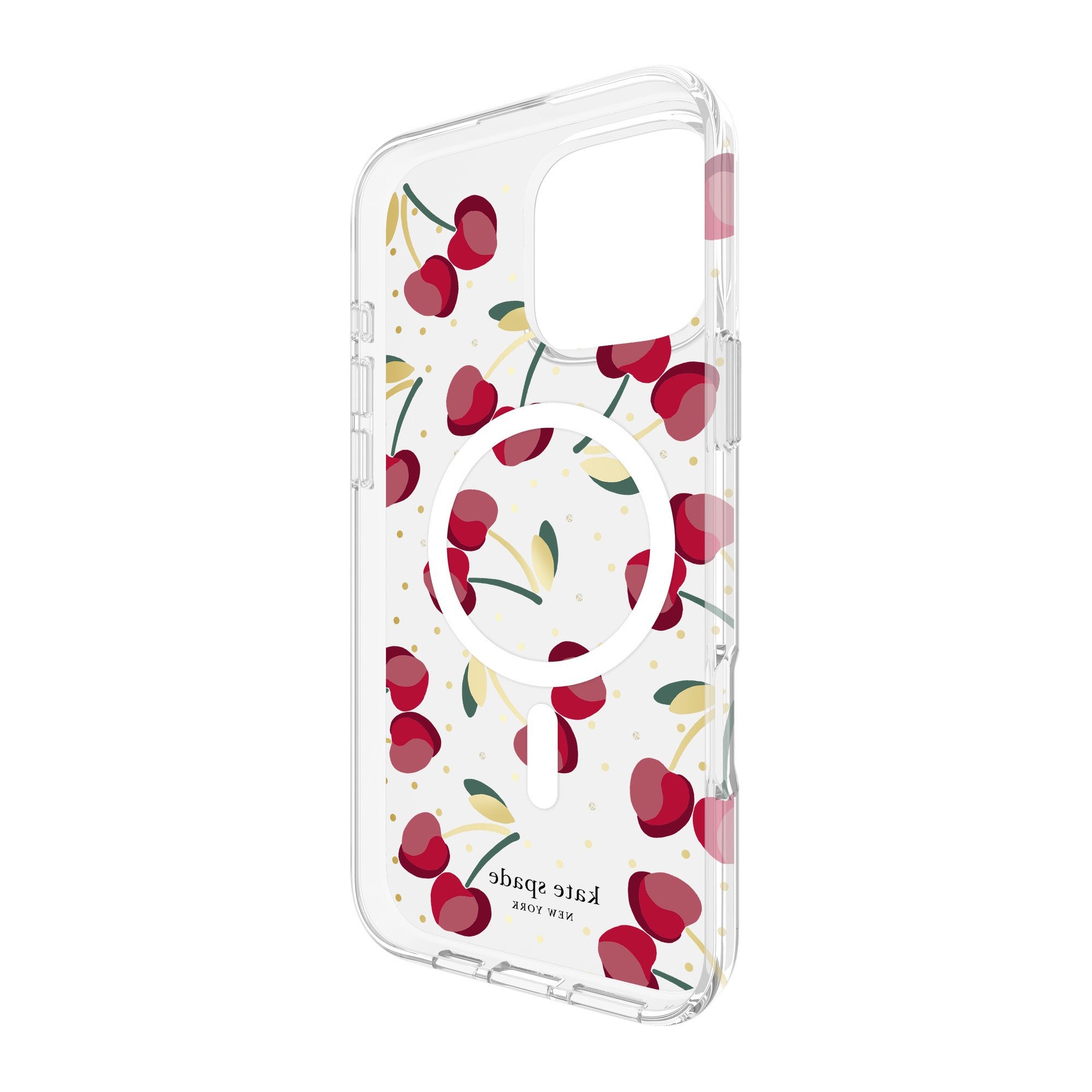 iPhone 16 Pro Max Kate Spade Protective Prints MagSafe Case - Cherry Dot - 15-13279