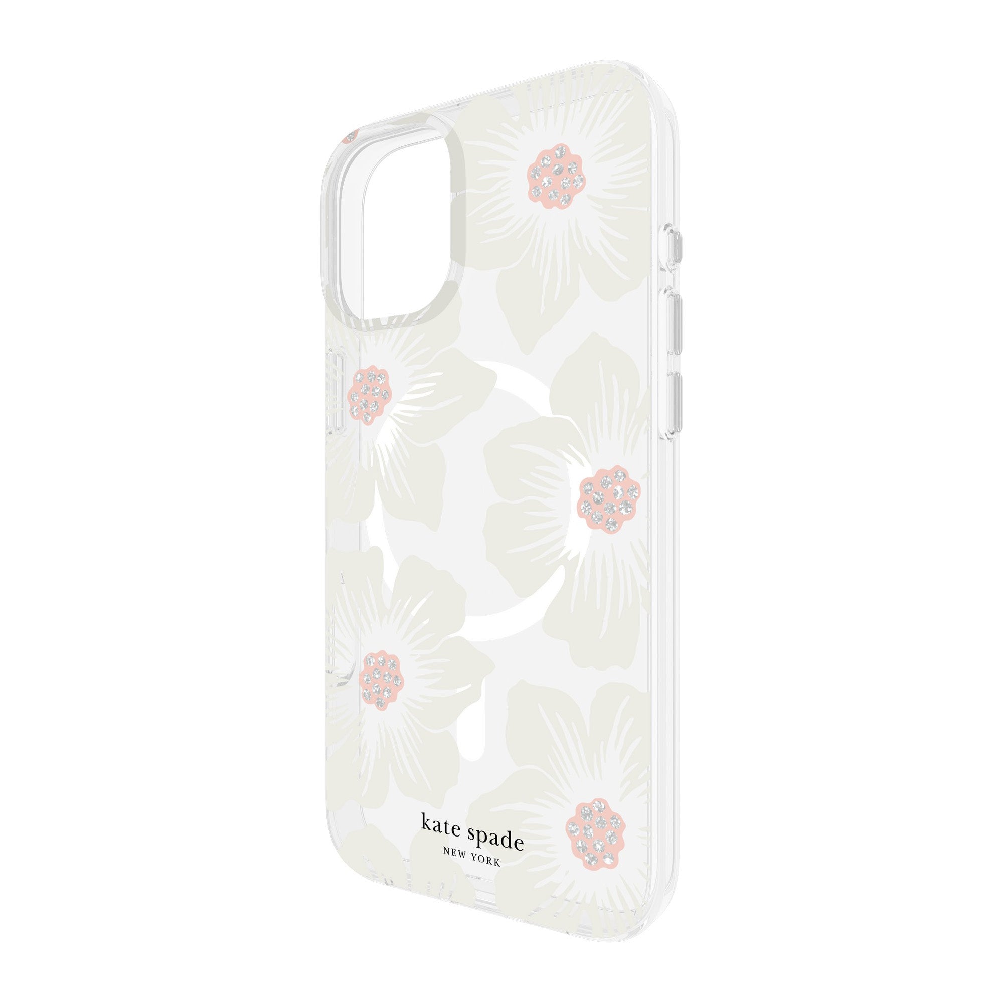 iPhone 16 Plus Kate Spade Protective Prints MagSafe Case - Hollyhock Floral - 15-13349