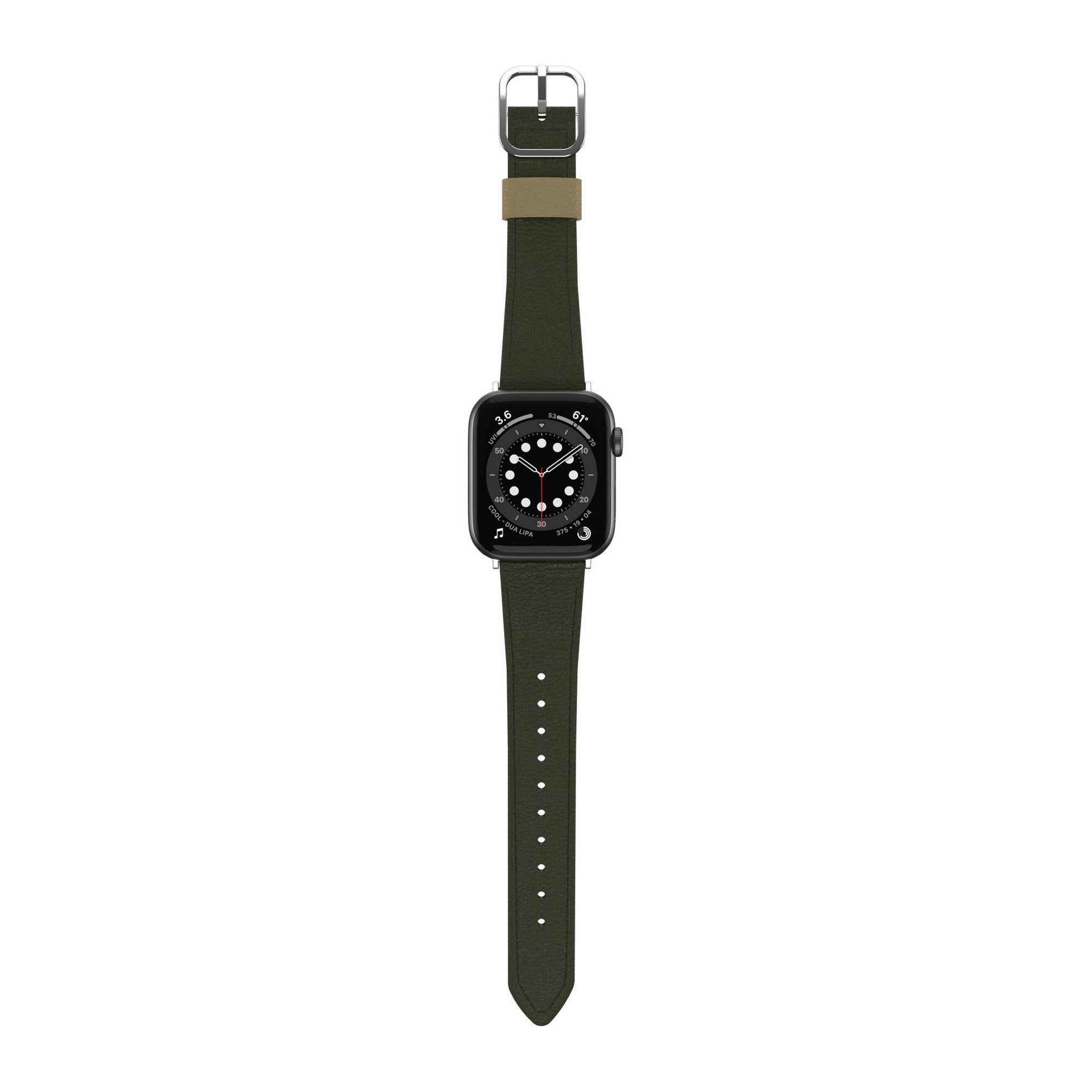 Apple Watch 42/44/45mm Otterbox Cactus Leather Watch Band - Green - Cactus Grove - 15-13354