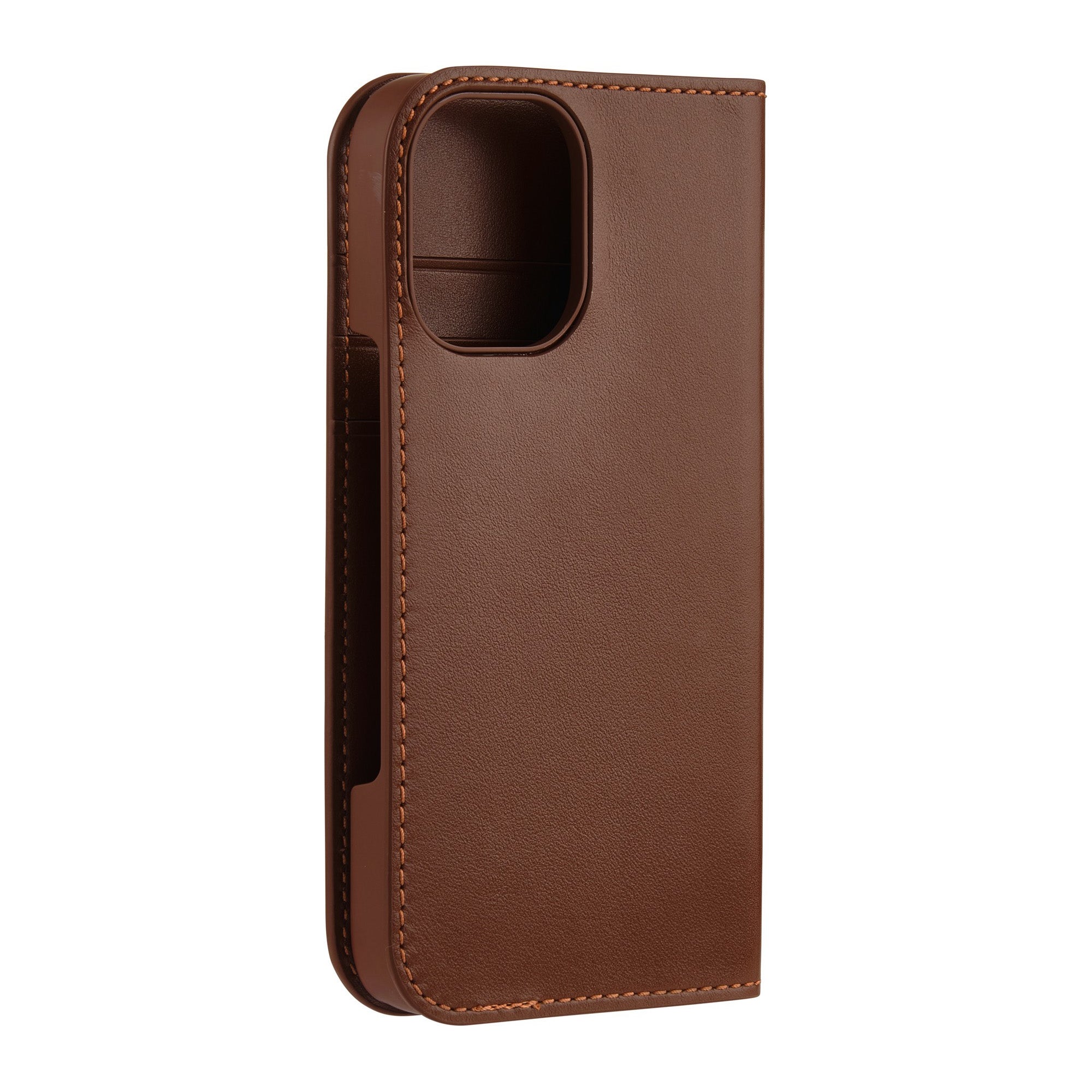 iPhone 16 Coach Leather Folio Case - Hazelnut - 15-13360