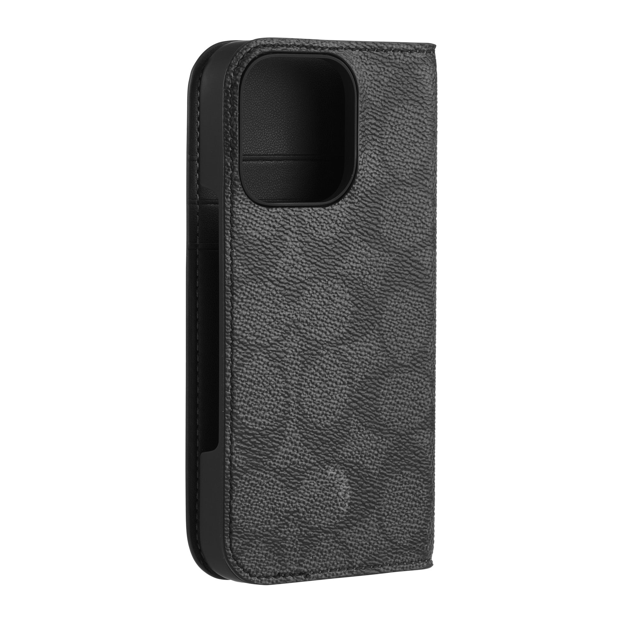 iPhone 16 Pro Coach Folio Signature C Case - Charcoal - 15-13366