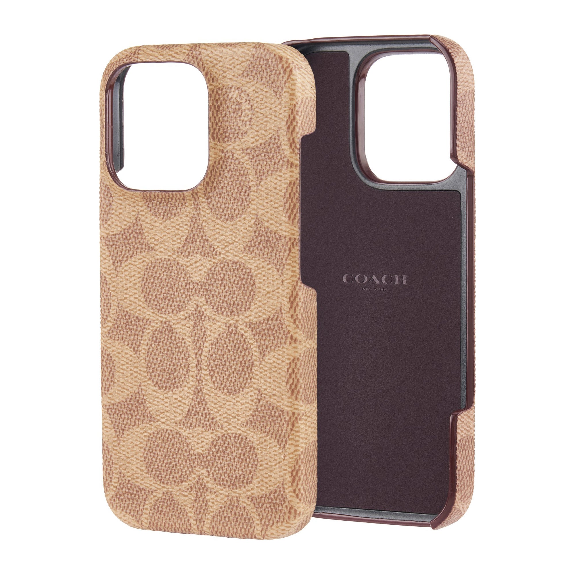 iPhone 16 Pro Coach Slim Wrap Signature C Case - Tan - 15-13368