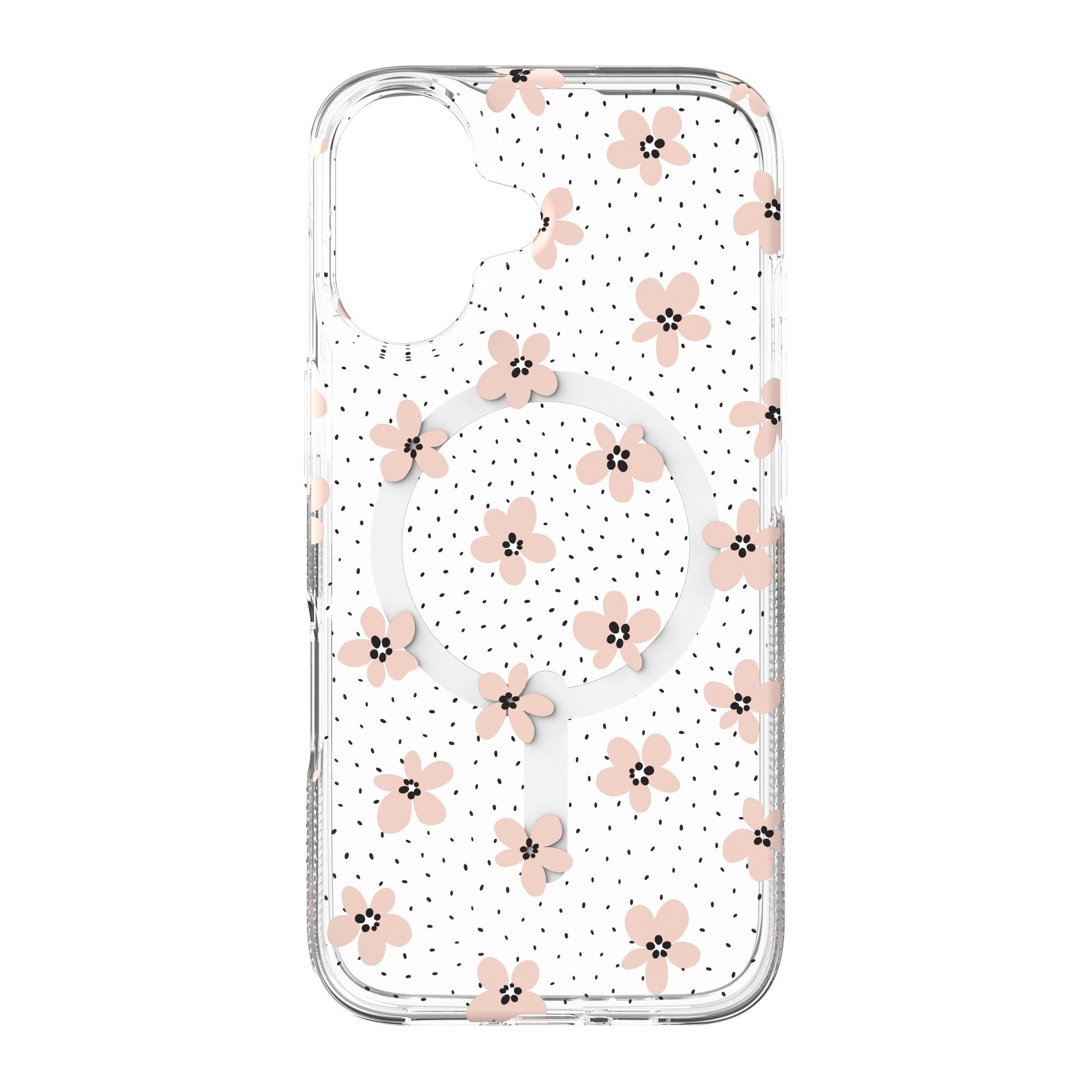 iPhone 16 ZAGG Graphene Milan Snap Case - Pink Daisies - 15-13390