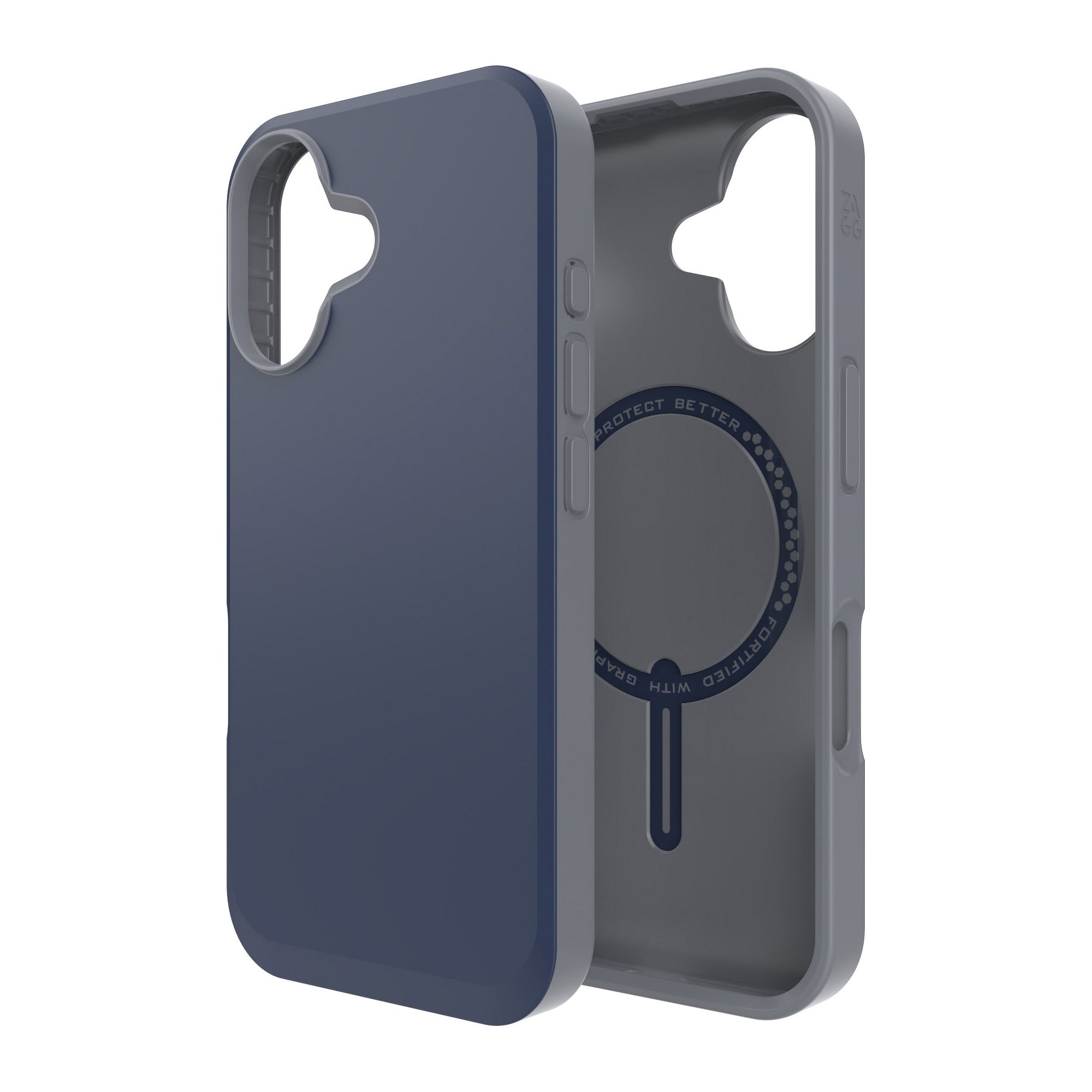 iPhone 16 ZAGG Graphene SoHo Snap Case - Navy Grey - 15-13401