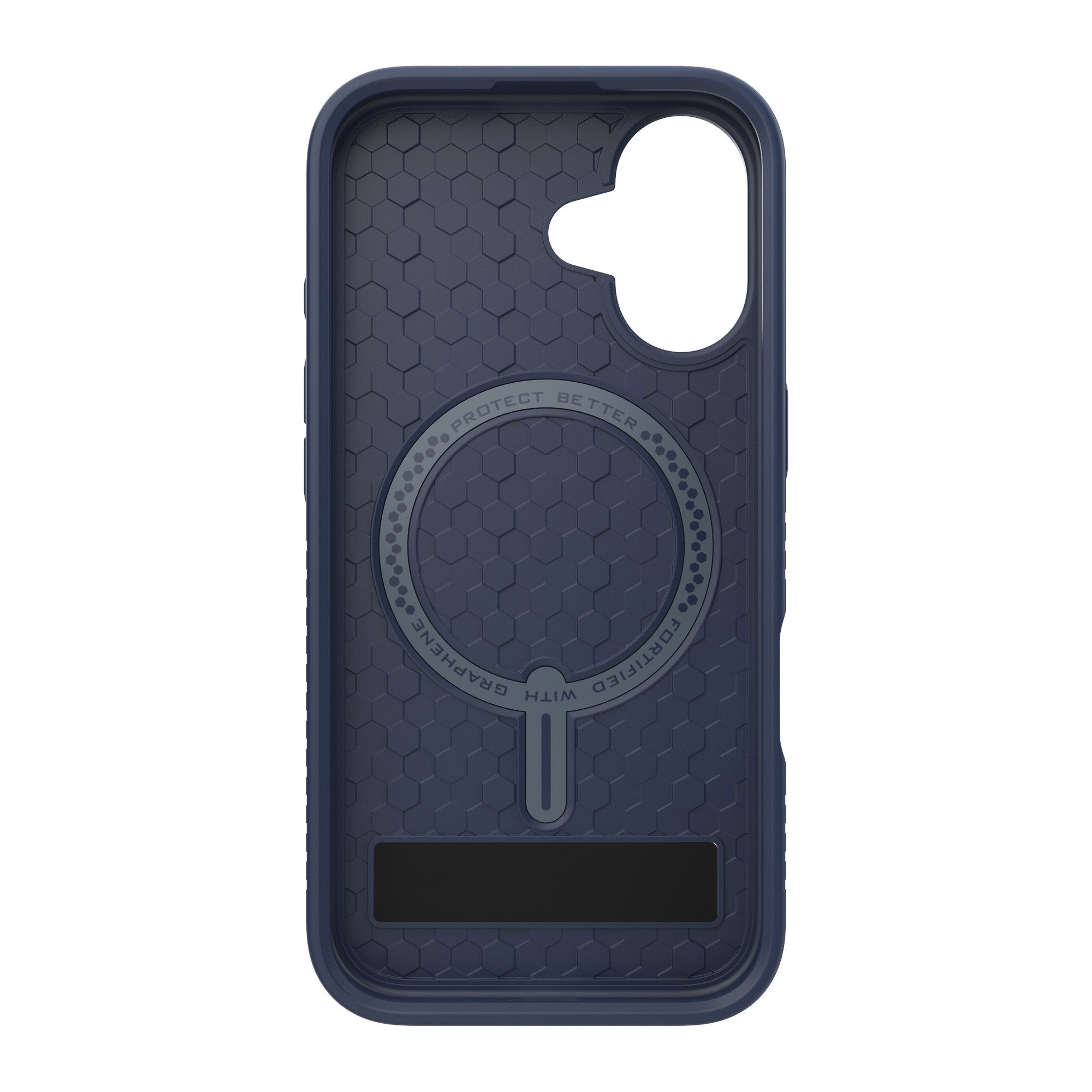 iPhone 16 ZAGG Graphene Denali Snap Kickstand Case - Navy - 15-13404