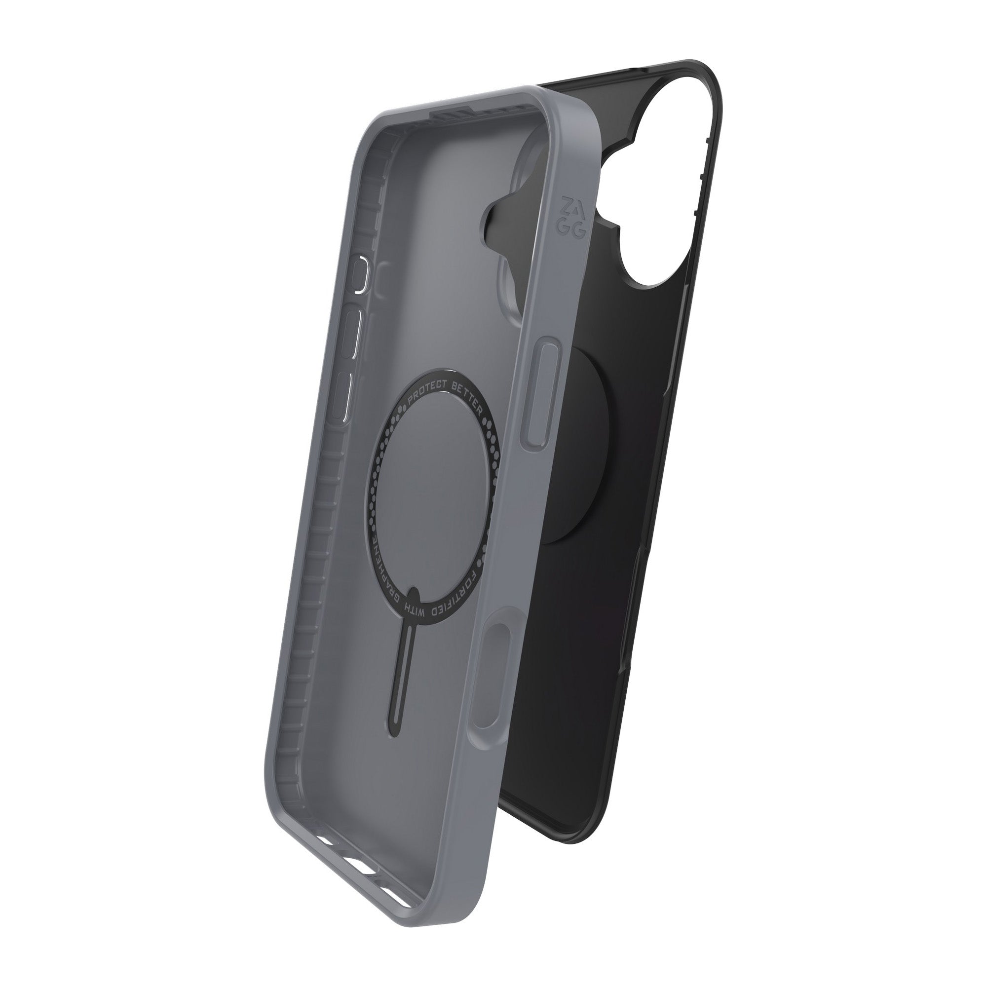 iPhone 16 Plus ZAGG Graphene SoHo Snap Case - Black - 15-13413