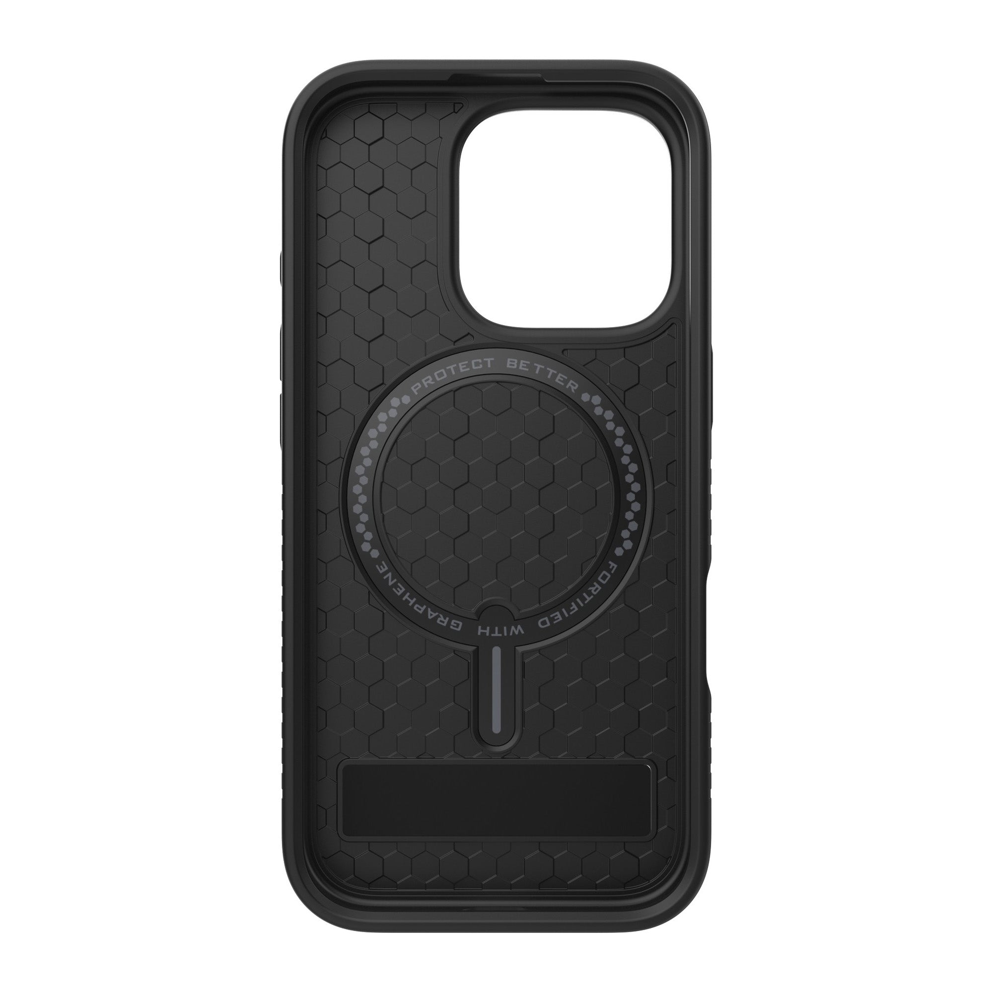 iPhone 16 Pro ZAGG Graphene Denali Snap Kickstand Case - Black - 15-13437