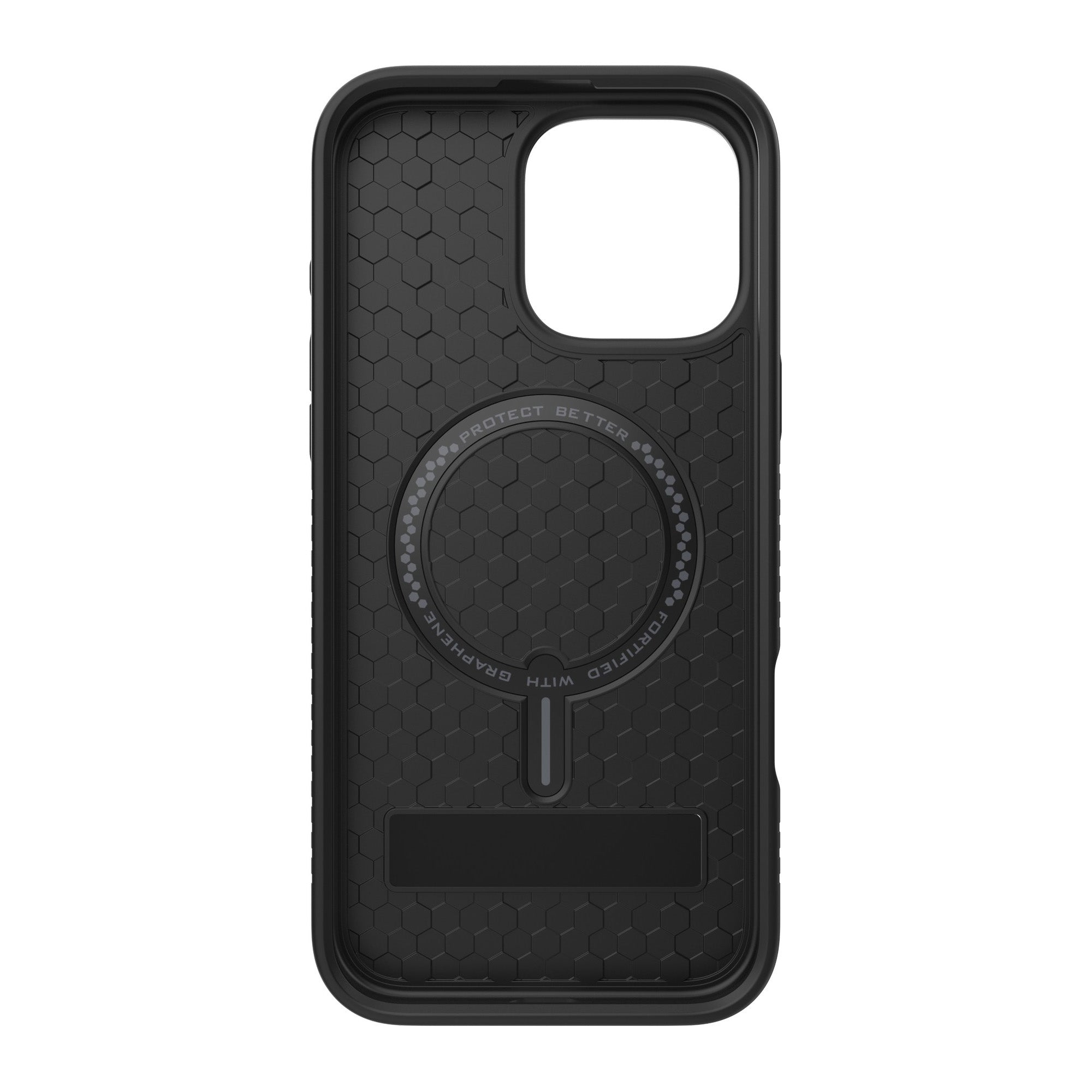 iPhone 16 Pro Max ZAGG Graphene Denali Snap Kickstand Case - Black - 15-13457