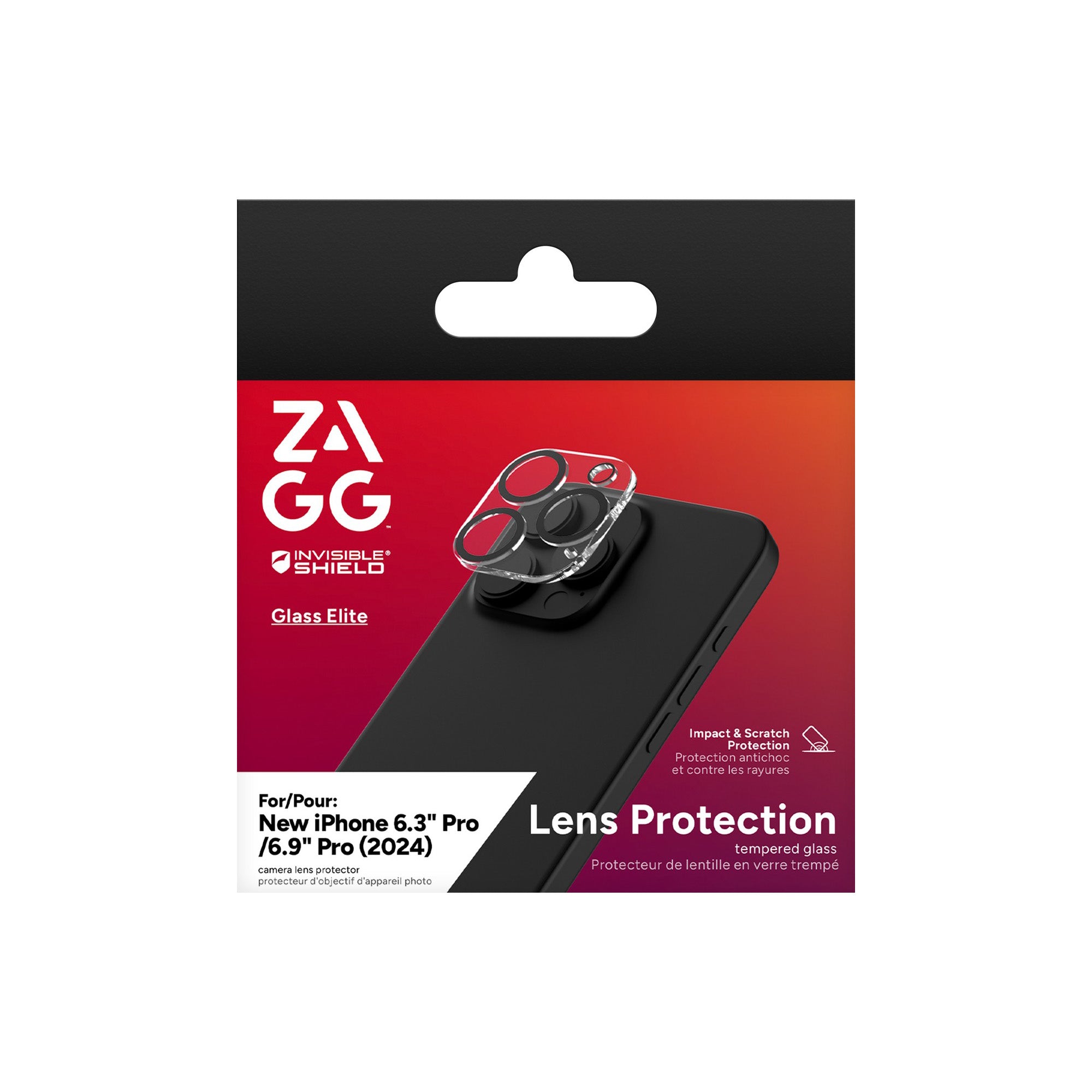 iPhone 16 Pro/16 Pro Max ZAGG InvisibleShield Glass Elite AR Camera Lens Protector - 15-13469