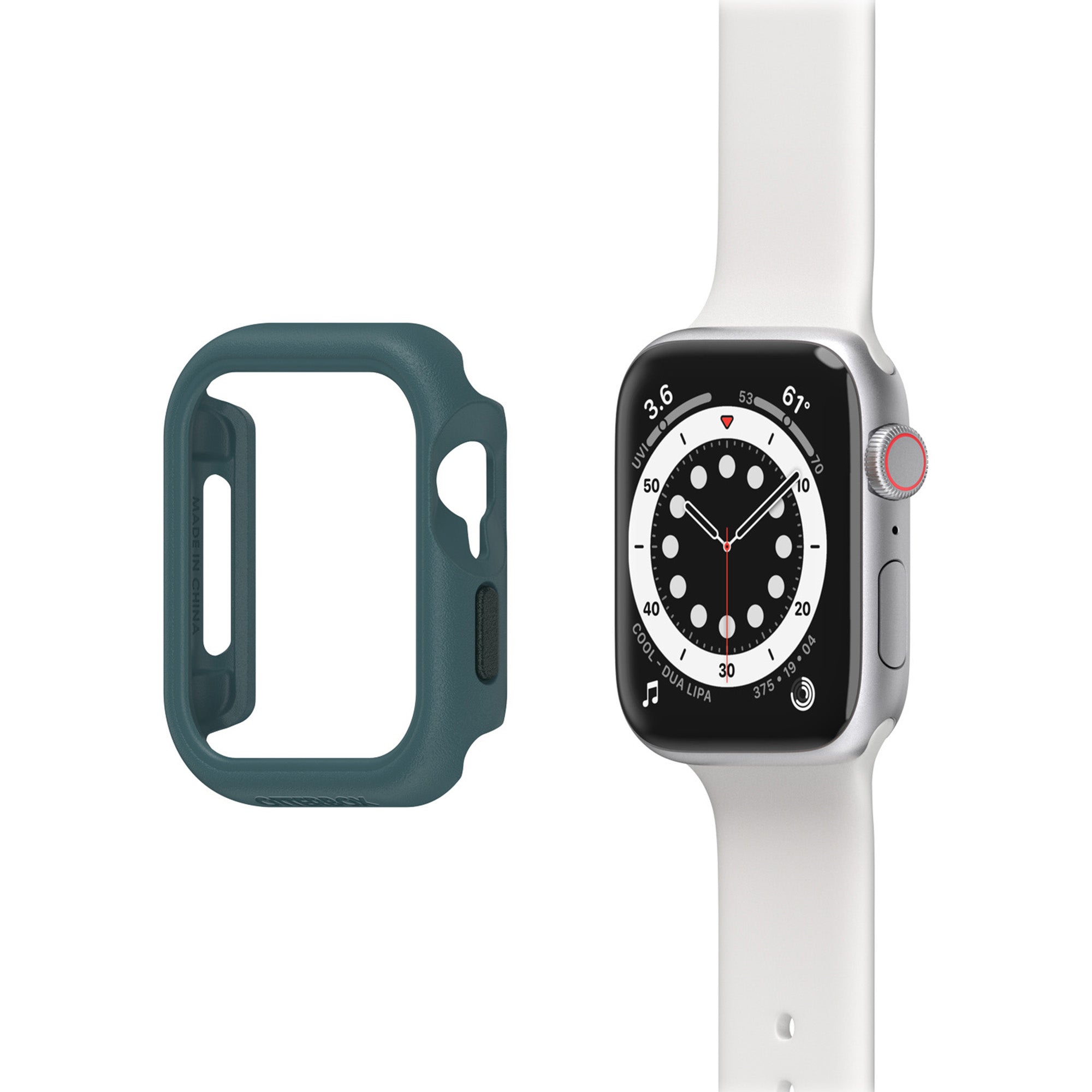 Apple Watch 44mm Otterbox Watch Bumper - Green - Sagebrush - 15-13490