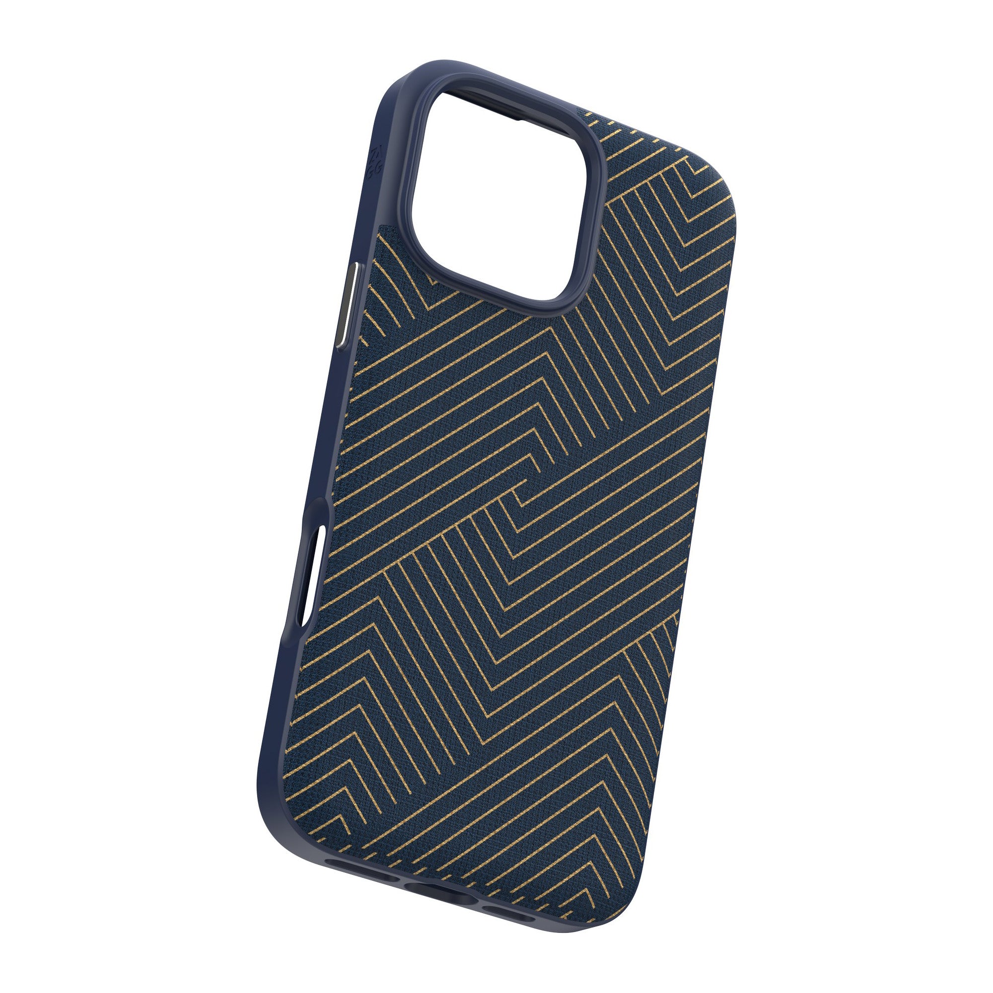 iPhone 16 Pro Max ZAGG Graphene London Snap Case - Navy Gold - 15-13587