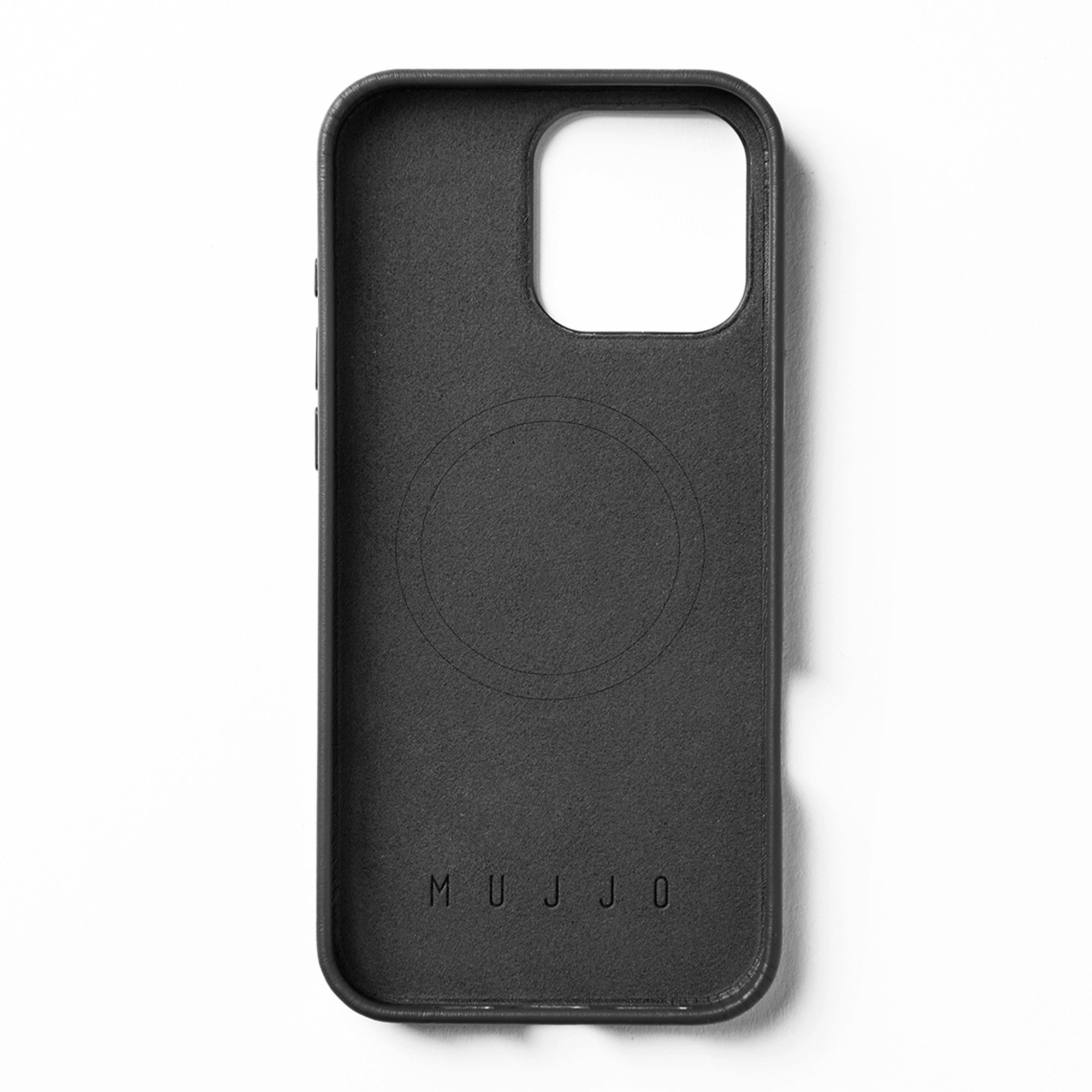 iPhone 16 Pro Max Mujjo Full Leather w/MagSafe Case - Black - 15-13834