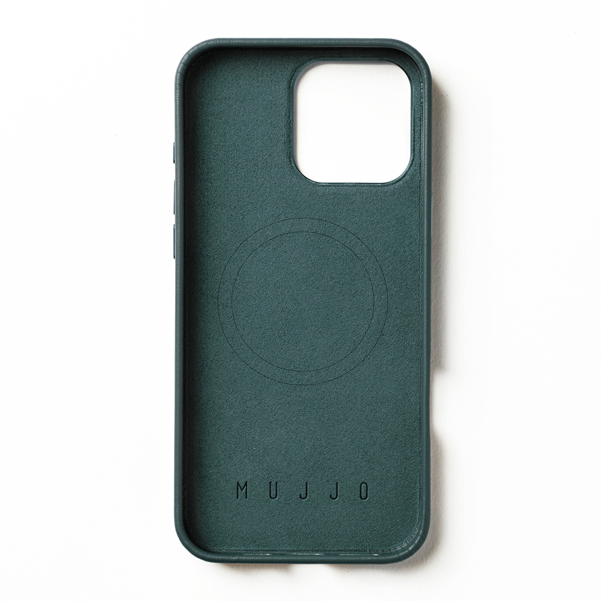 iPhone 16 Pro Max Mujjo Full Leather w/MagSafe Case - Livid Green - 15-13837