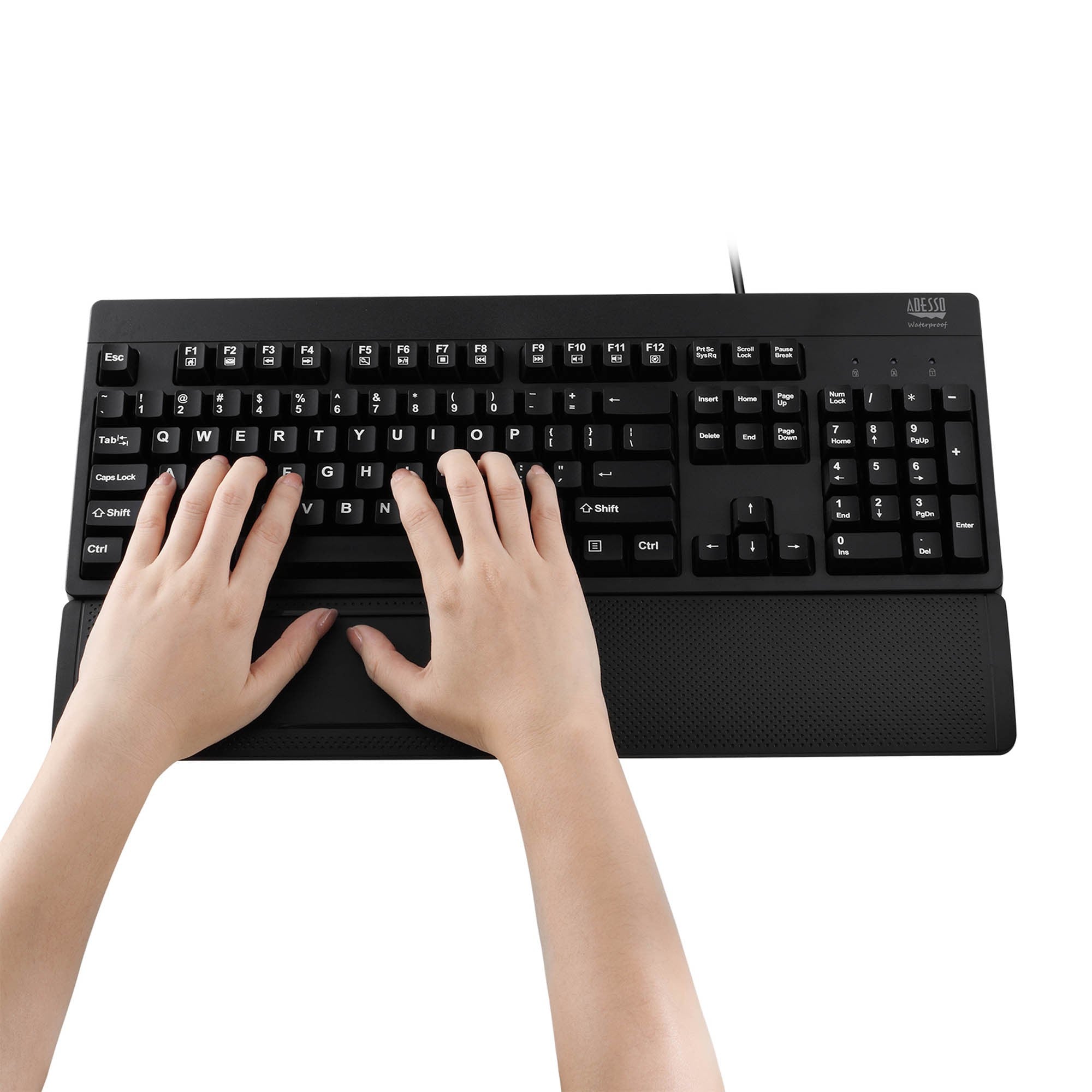 Adesso Wireless Touchpad with Armrest - 15-14264