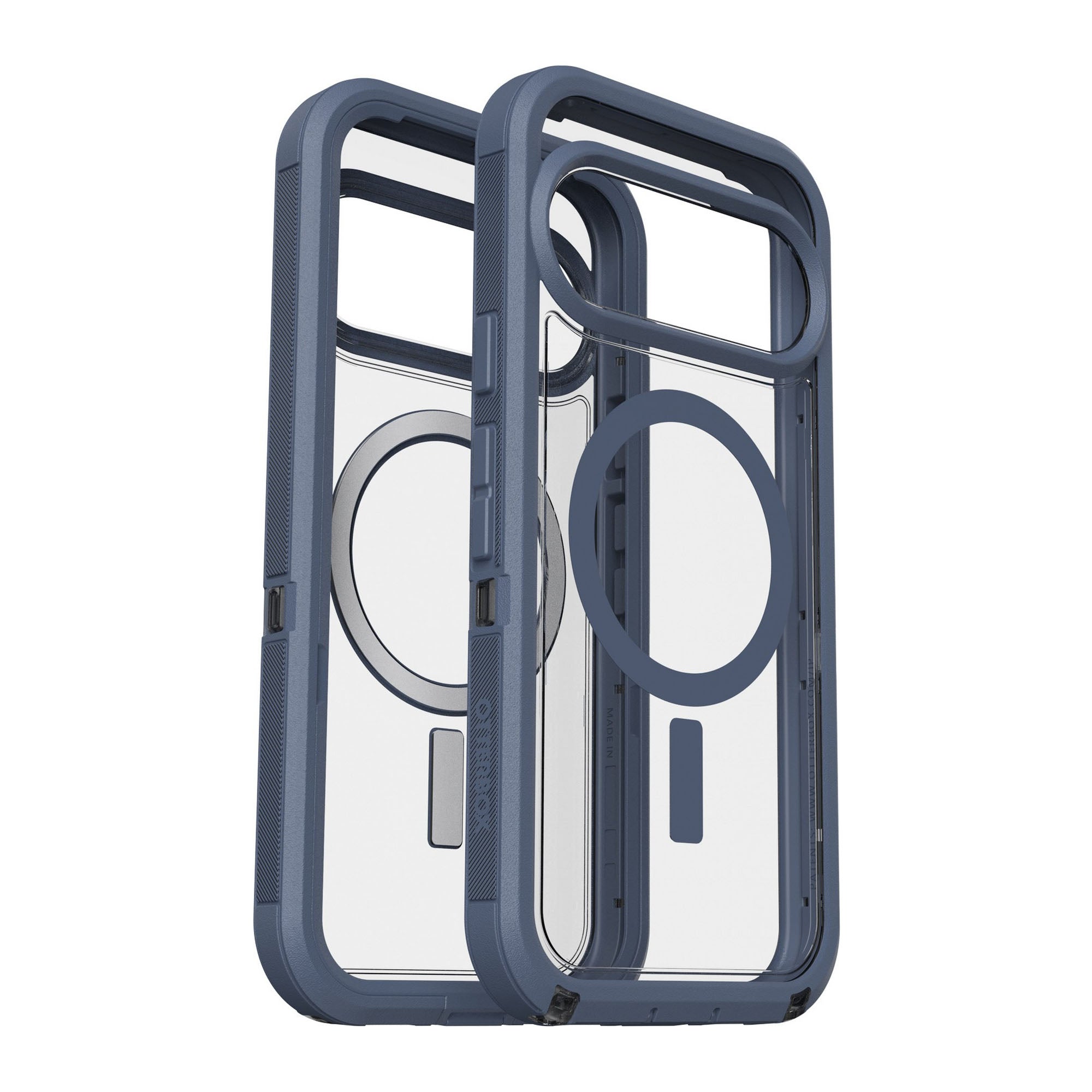 Google Pixel 10/10 Pro Otterbox Defender XT Clear Pro w/ MagSafe Series Case - Clear/Blue - 15-14441
