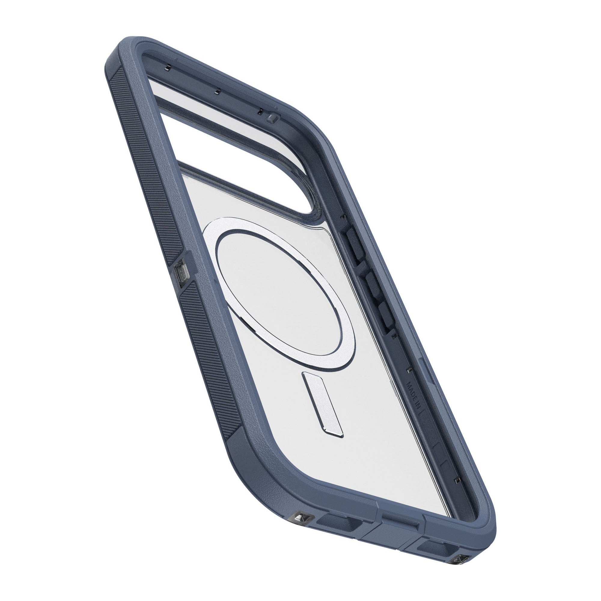 Google Pixel 10 Pro XL Otterbox Defender XT Clear Pro w/ MagSafe Series Case - Clear/Blue - 15-14443