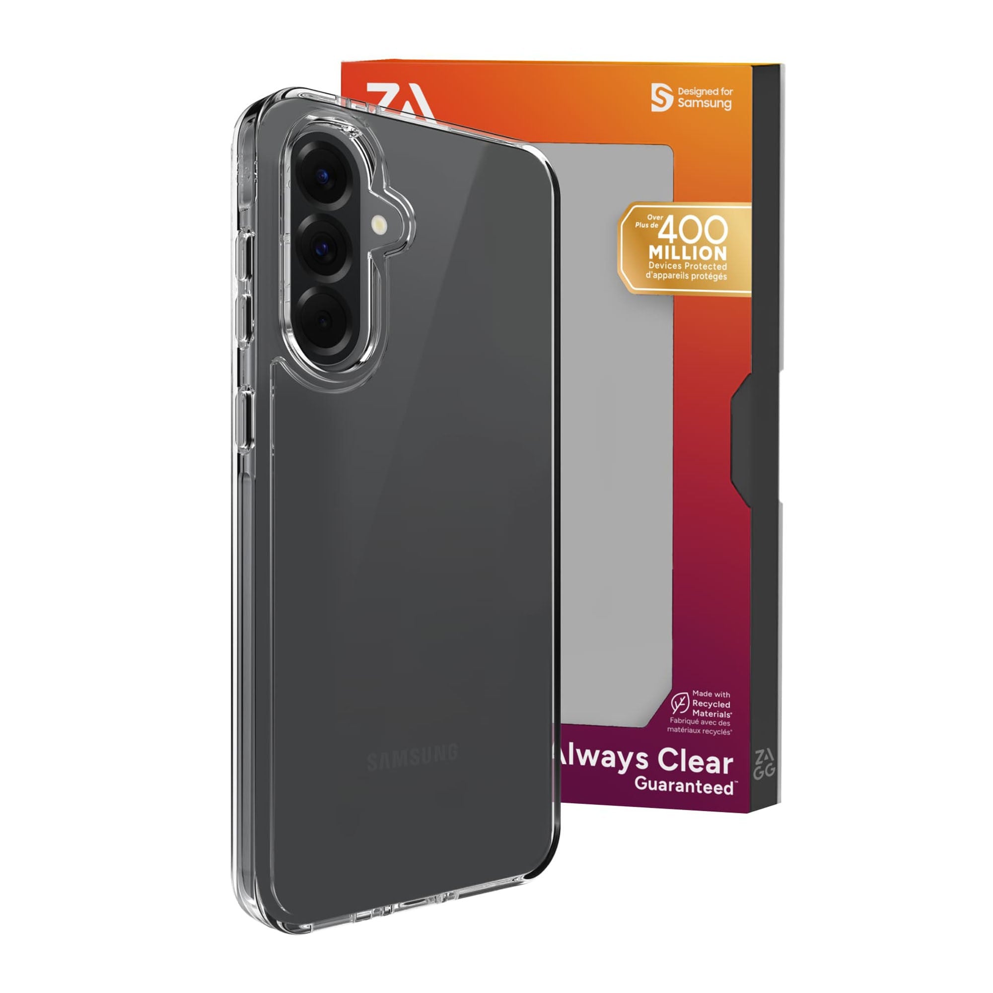 Samsung Galaxy A56 ZAGG Graphene Crystal Palace Lite Case - Clear - 15-14447