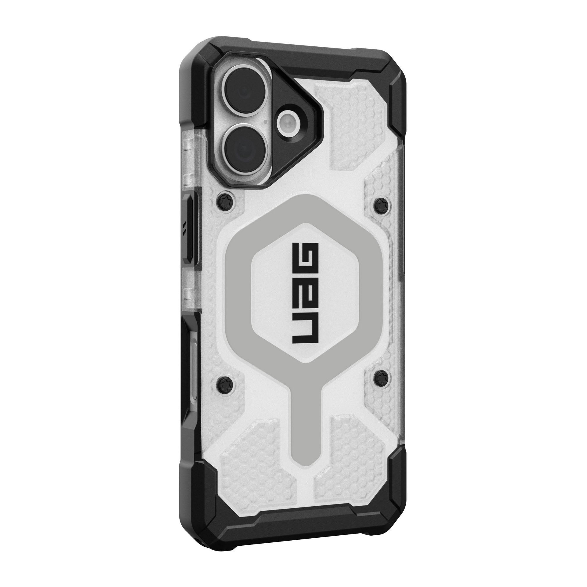 iPhone 17 UAG Pathfinder Clear Magsafe Case - Ice/Silver - 15-14468