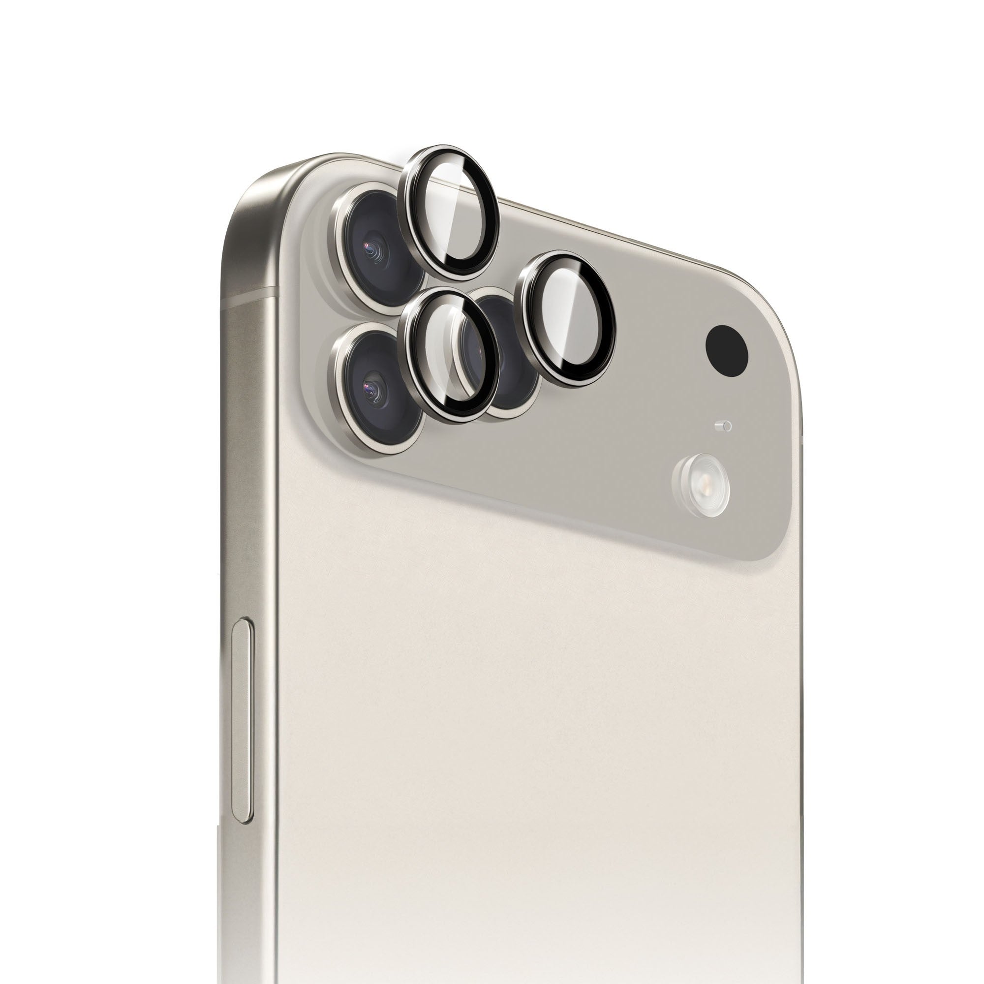 iPhone 17 Pro/Pro Max HyperGear Tempered Glass Camera Rings Lens Protection - 2 Pack - 15-14546