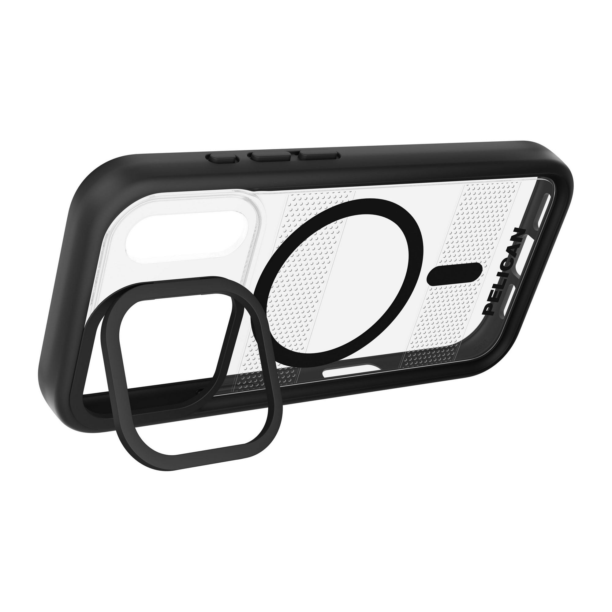 iPhone 17 Pro Pelican Protector MagSafe w/Stand Case - Clear - 15-14603