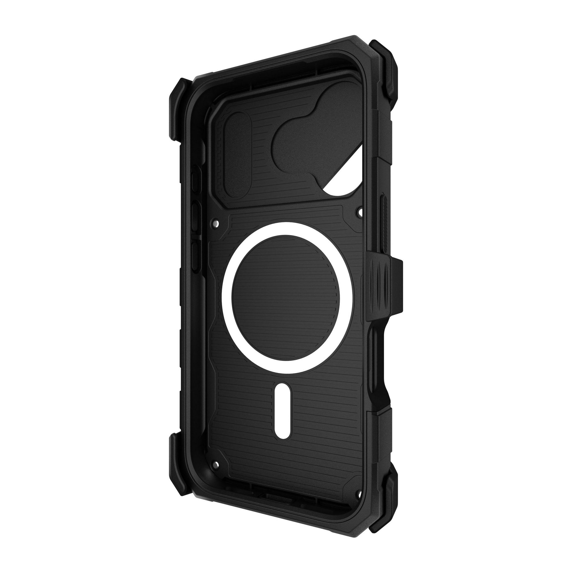 iPhone 17 Pro Pelican Shield MagSafe w/Holster Case - Carbon Fiber - 15-14604