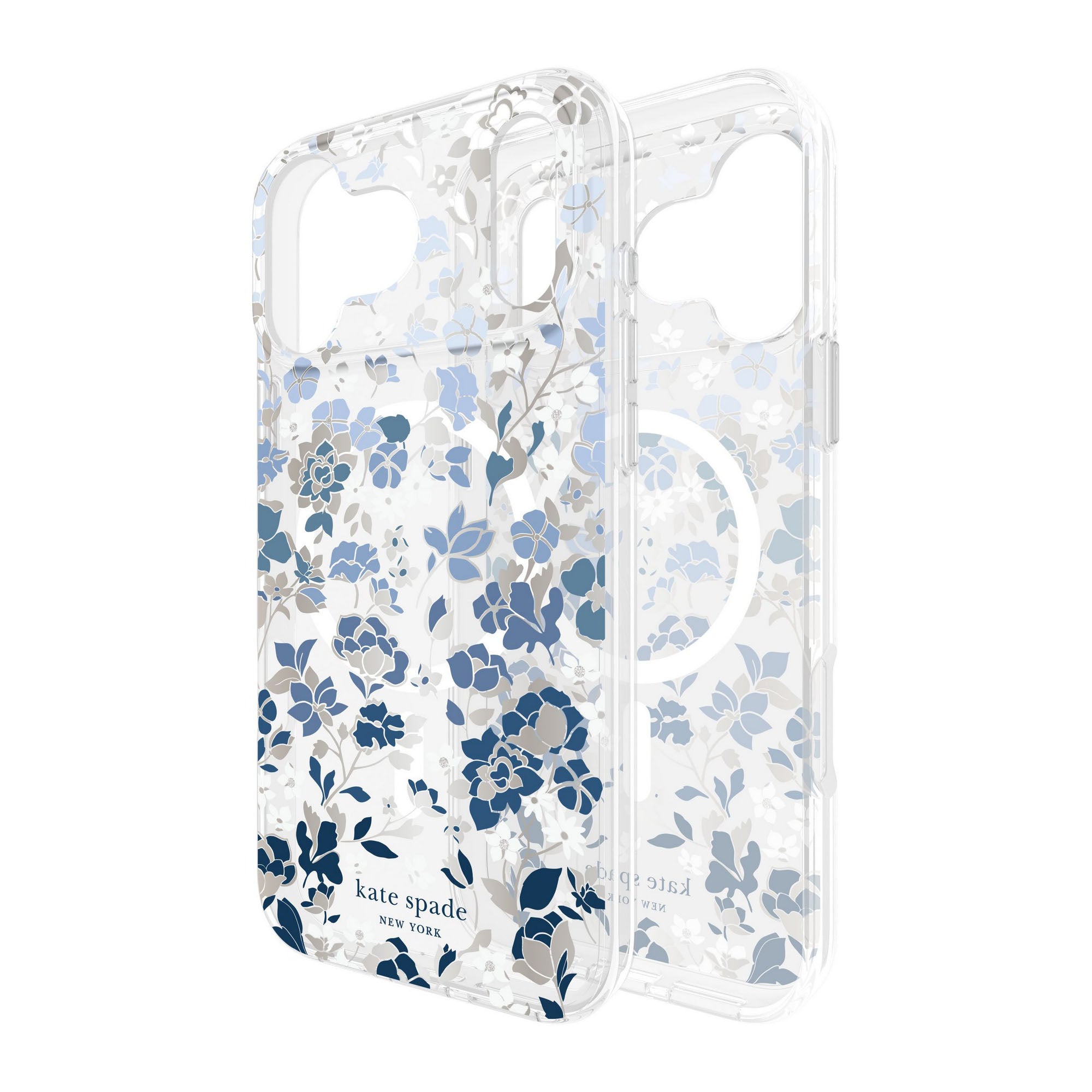 iPhone 17 Pro Max Kate Spade Protective MagSafe Case - Flowerbed Blue - 15-14634