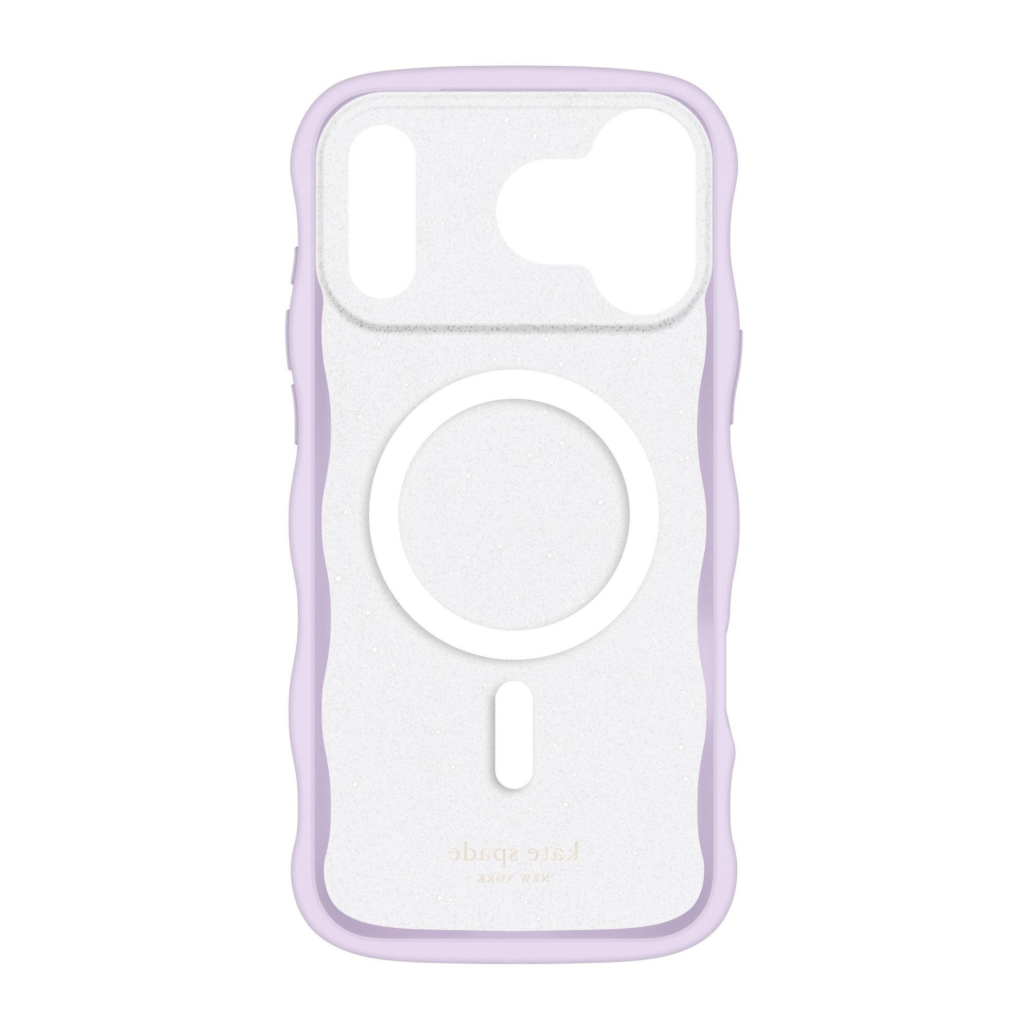 iPhone 17 Pro Max Kate Spade Wavy MagSafe Case - Opal Glitter - 15-14638