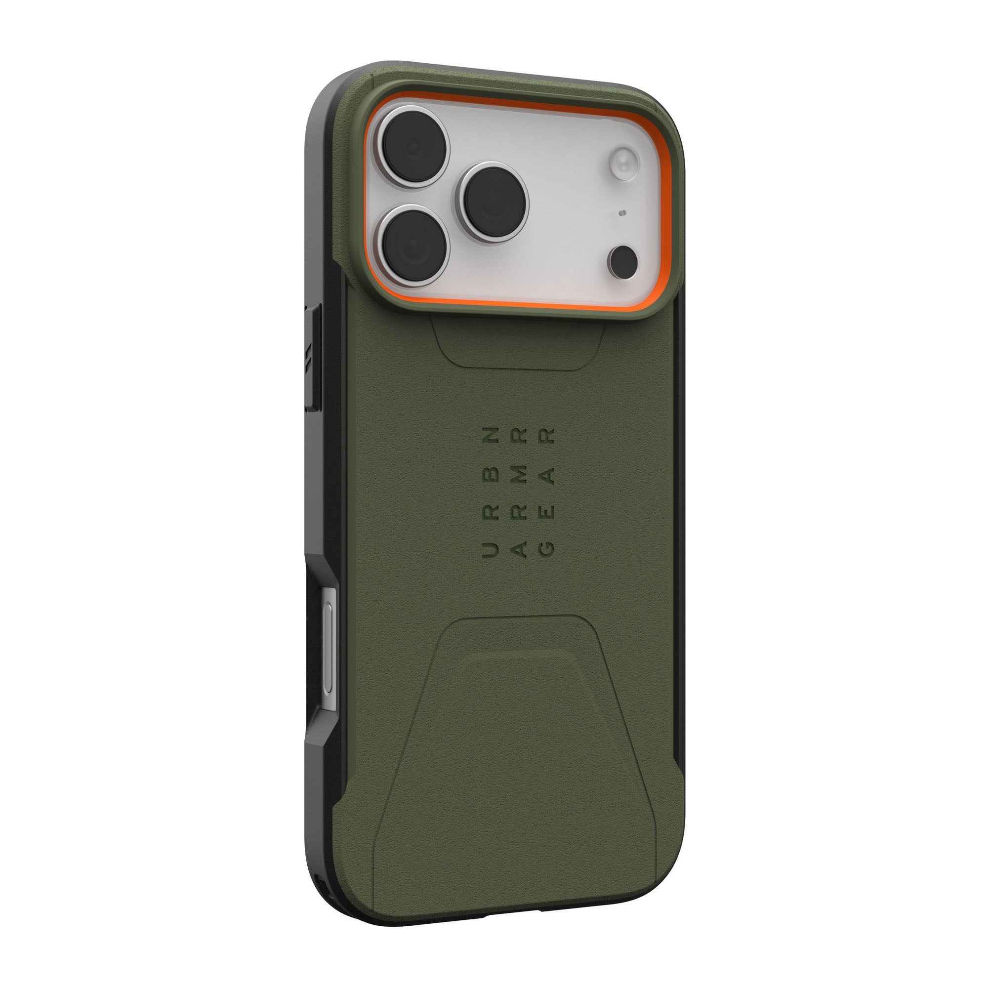 iPhone 17 Pro Max UAG Civilian MagSafe Case - Olive/Orange - 15-14651