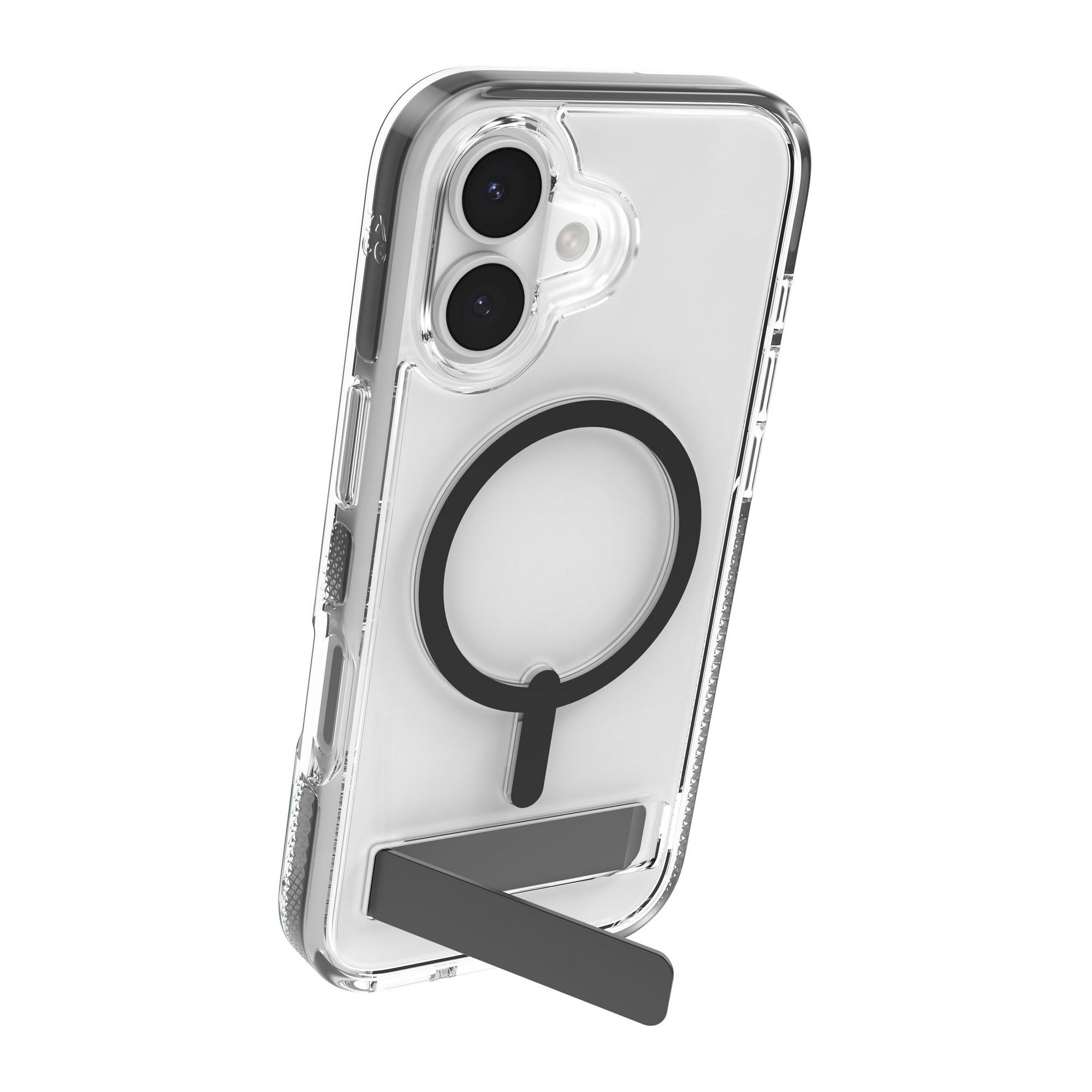 iPhone 17 ZAGG Graphene Santa Cruz Snap Kickstand Case - Black - 15-14671