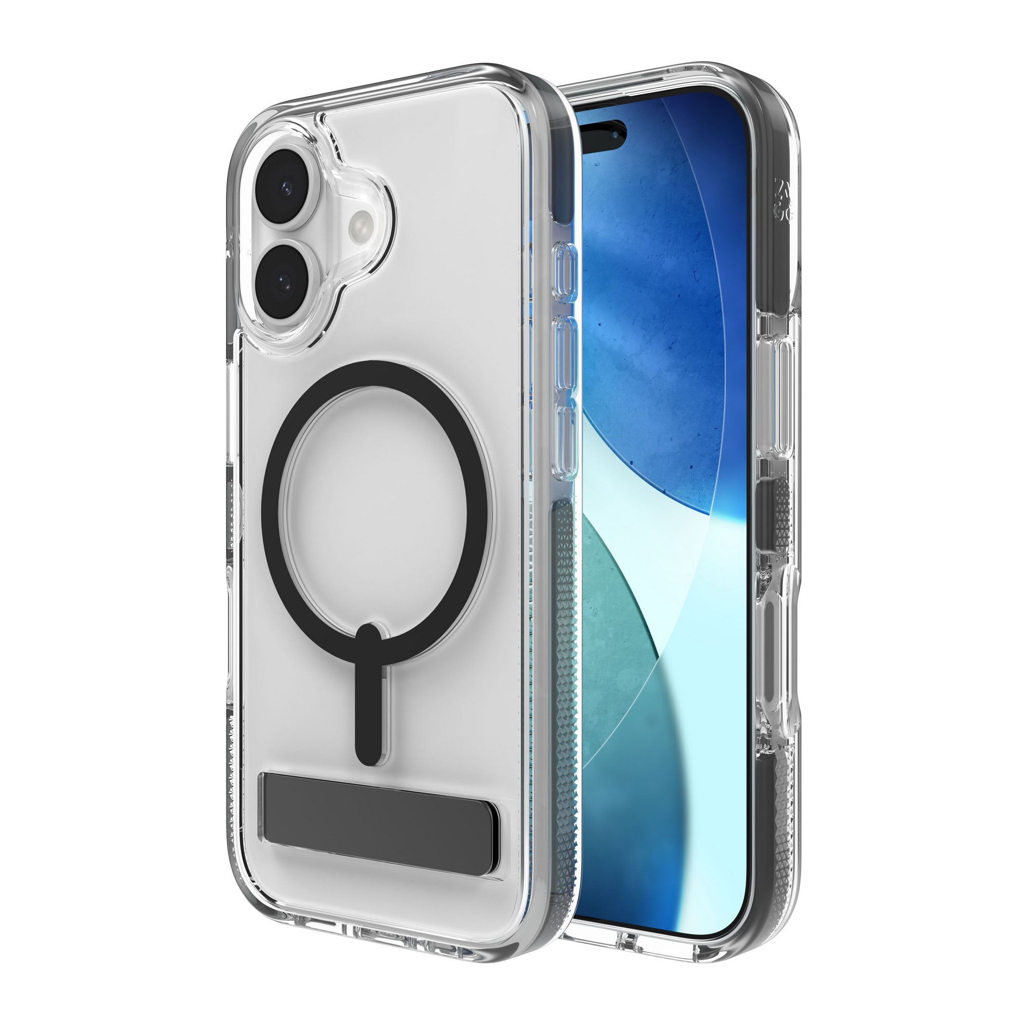 iPhone 17 ZAGG Graphene Santa Cruz Snap Kickstand Case - Black - 15-14671