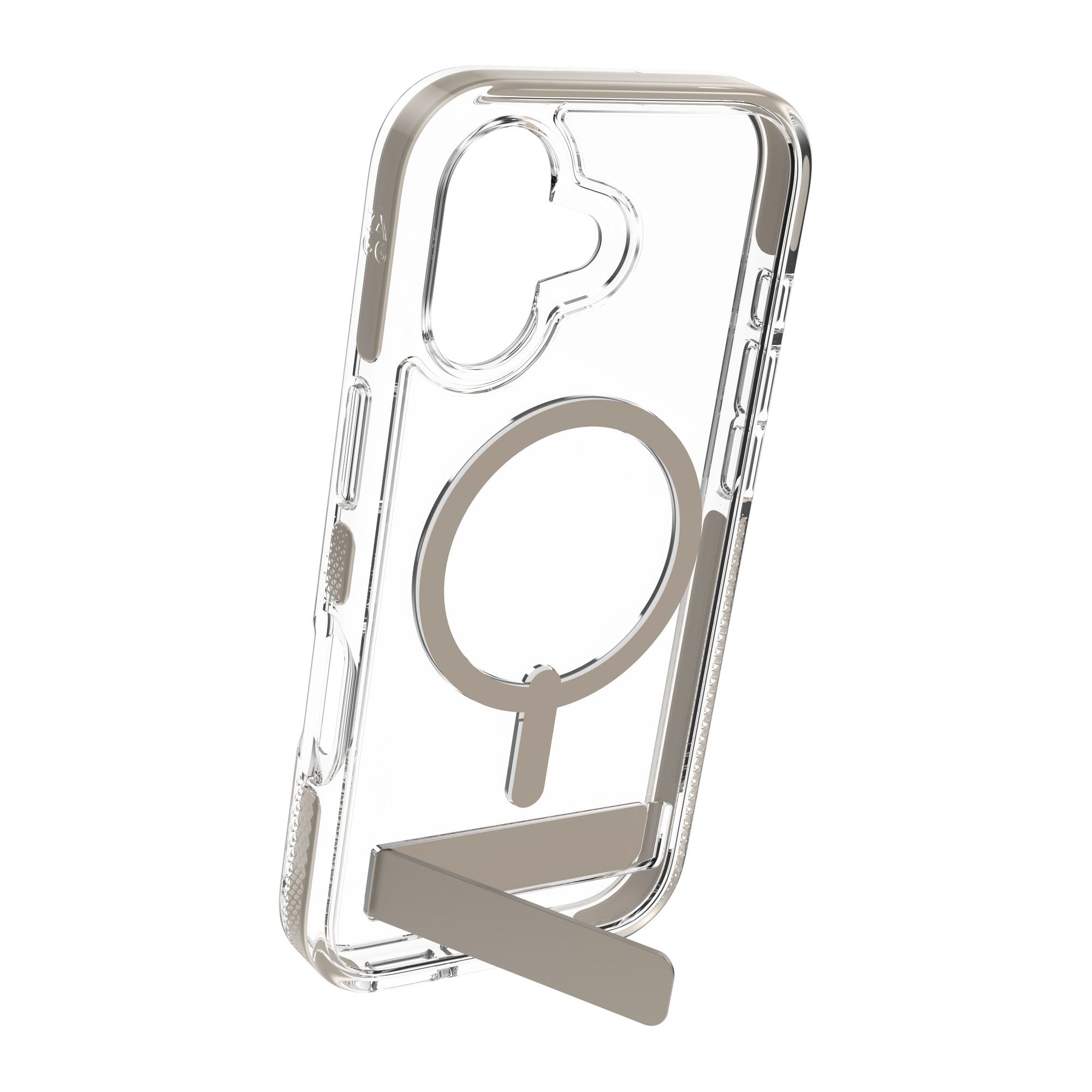 iPhone 17 ZAGG Graphene Santa Cruz Snap Kickstand Case - Titanium - 15-14672