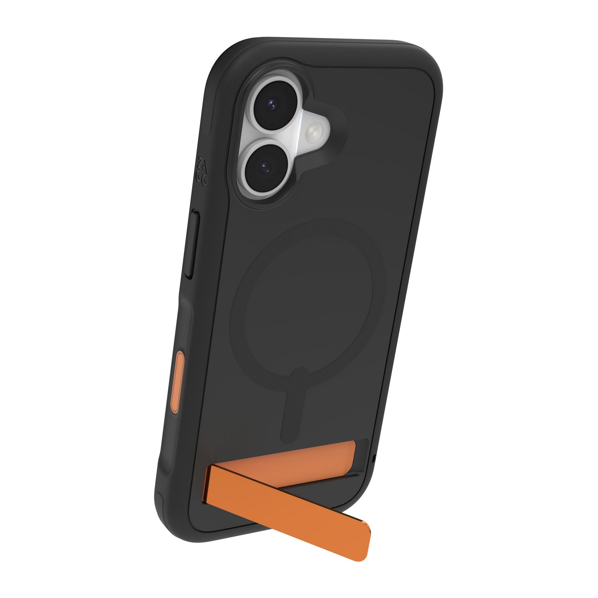 iPhone 17 ZAGG Graphene Sedona Snap Kickstand Case - Flood Black/Orange - 15-14678