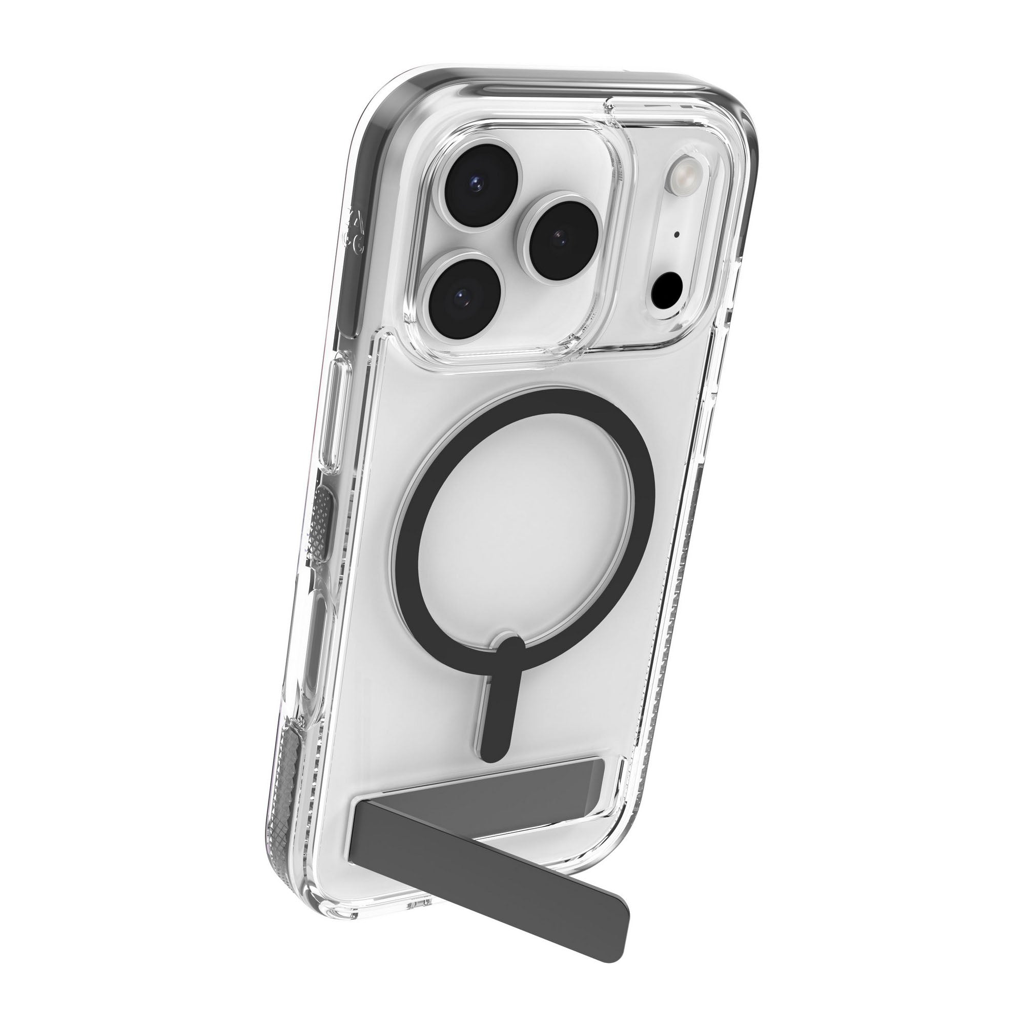 iPhone 17 Pro ZAGG Graphene Santa Cruz Snap Kickstand Case - Black - 15-14709