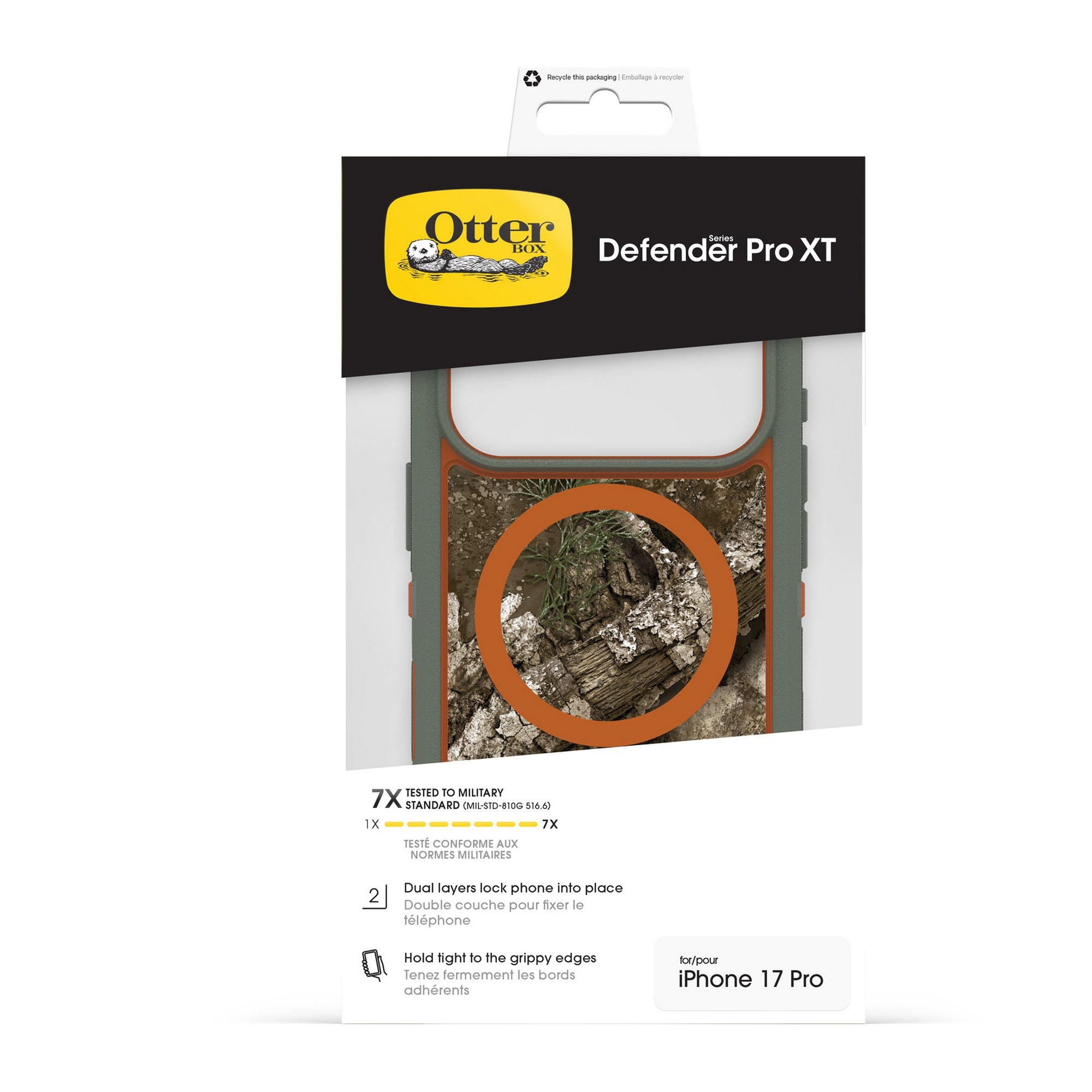 iPhone 17 Pro Otterbox Defender Pro w/MagSafe + Camera Control Case - Realtree - 15-14825