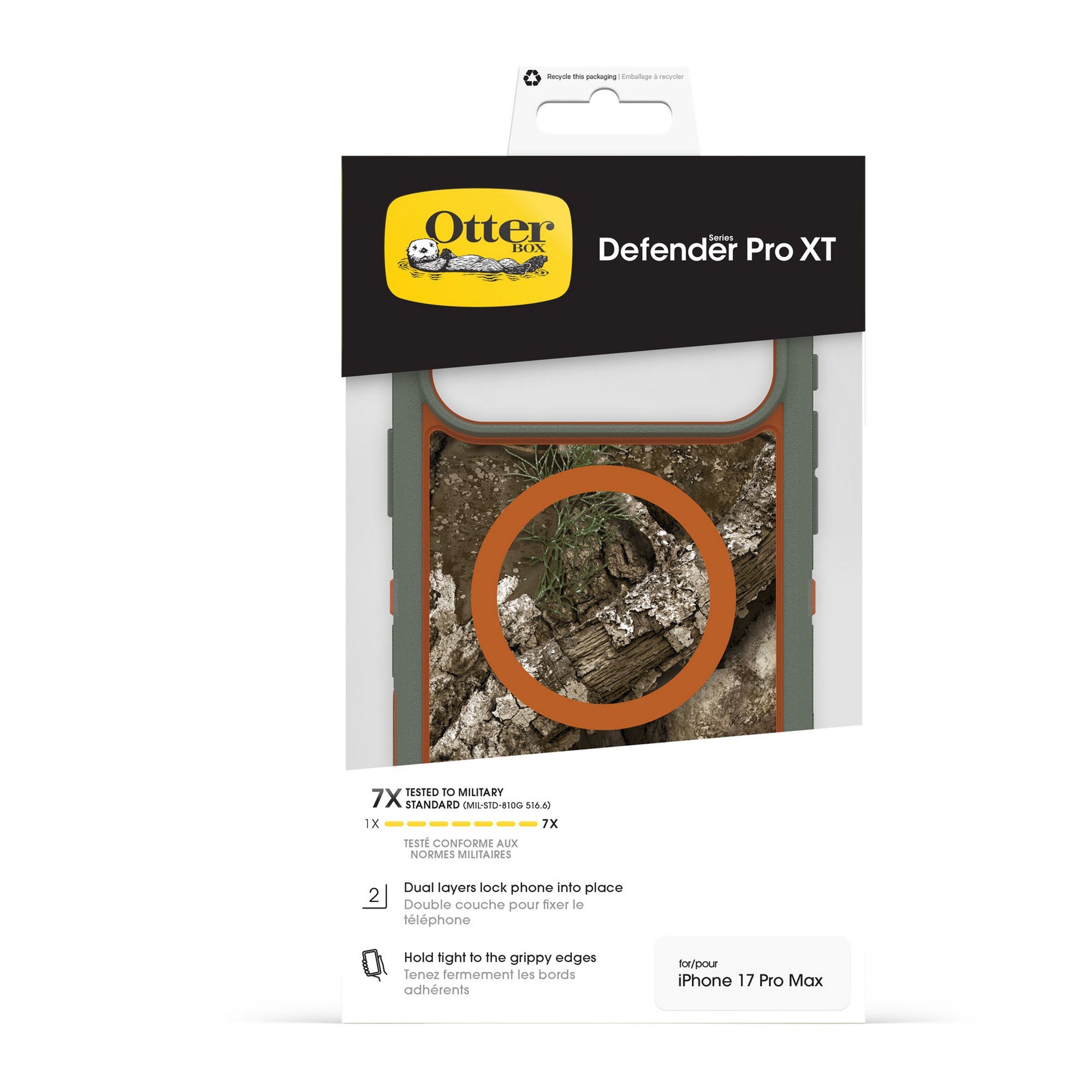 iPhone 17 Pro Max Otterbox Defender Pro w/MagSafe + Camera Control Case - Realtree - 15-14859